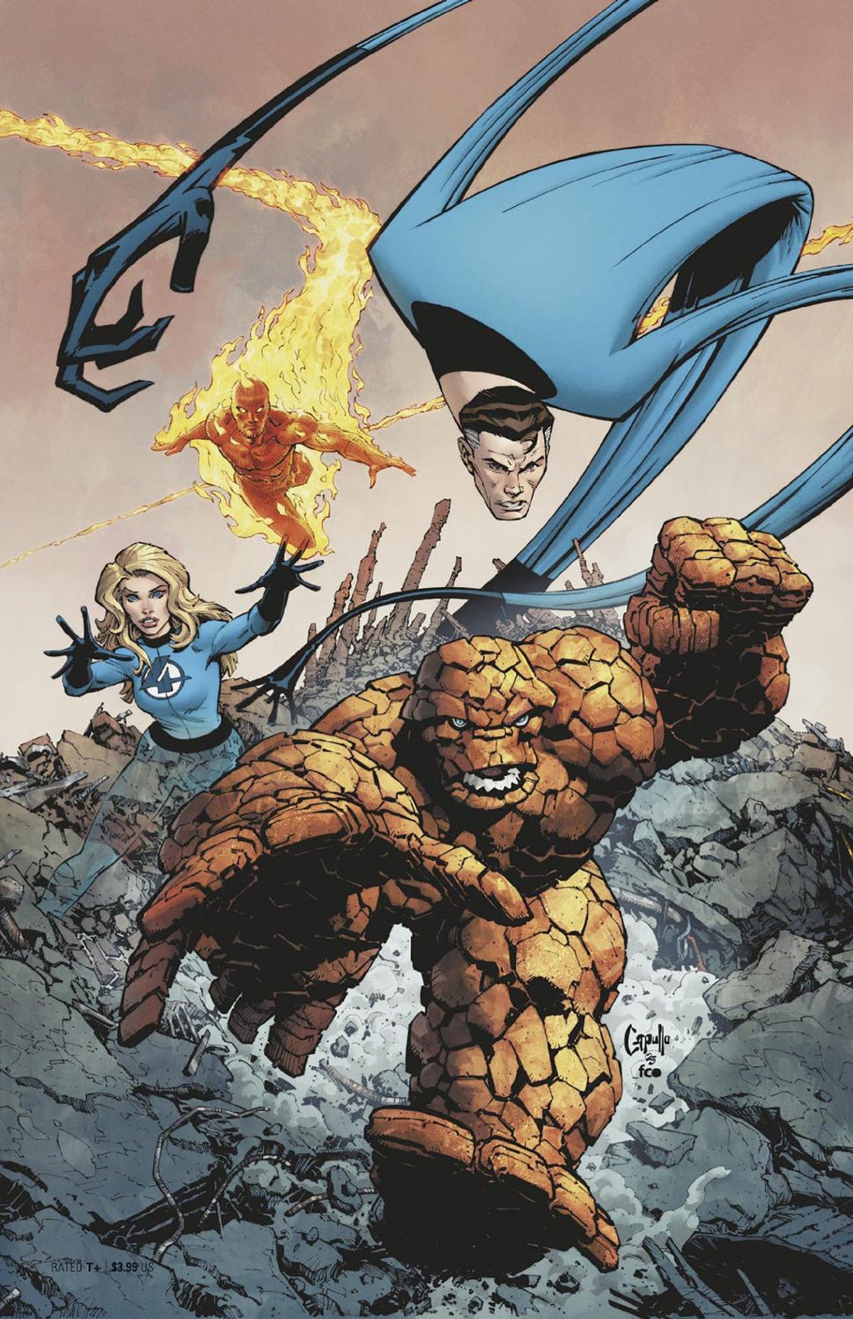 Dark Horse Comics Comic Books > Incentives FANTASTIC FOUR #25 1:50 INCV GREG CAPULLO VIRGIN VARIANT 75960620289802516 PRH-75960620289802516