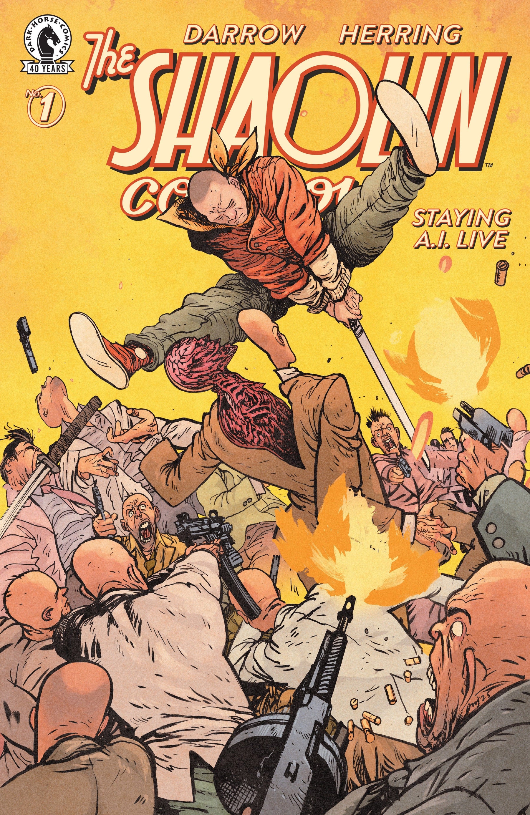 Shaolin Cowboy: Staying A.I.Live #1 (CVR D) (1:15) (Daniel Warren Johnson)