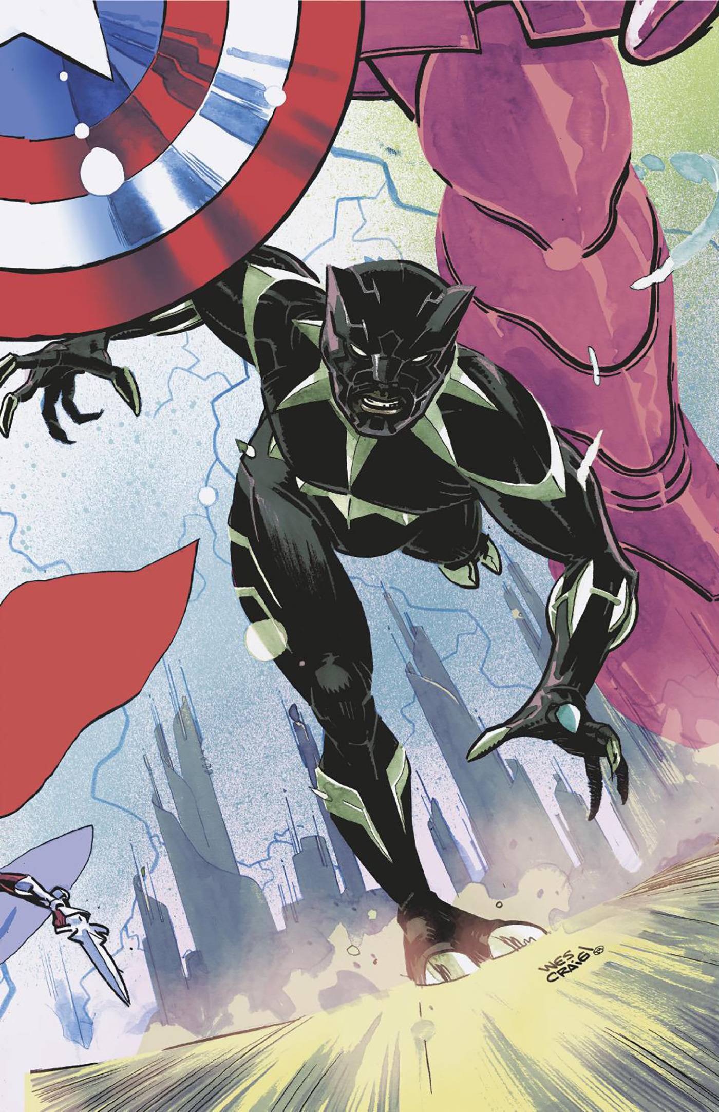 ULTIMATE BLACK PANTHER #8 1:100 INCV WES CRAIG CONNECTING VIRGIN VARIANT