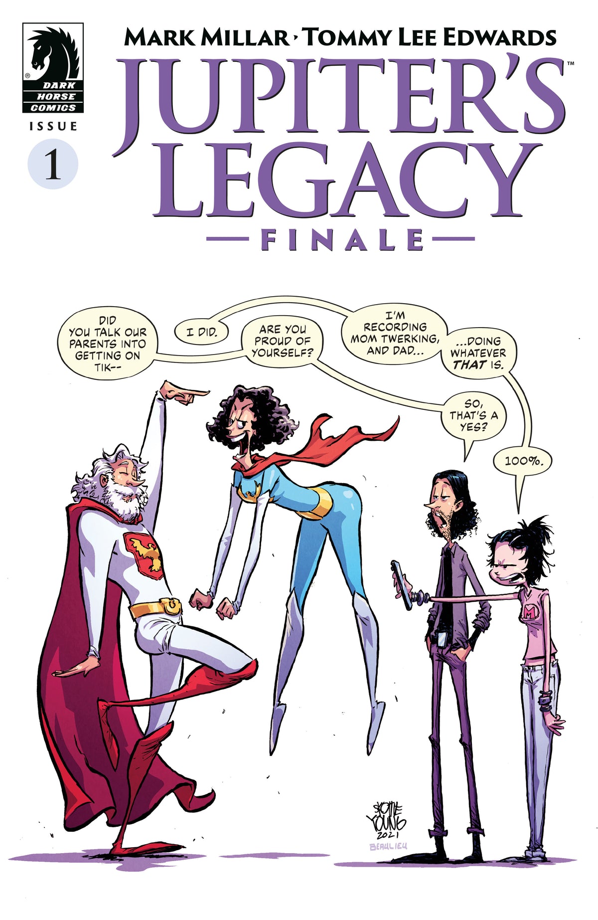 Dark Horse Comics Comic Books Jupiter's Legacy: Finale #1 (CVR D) (Skottie Young) 76156801216300141 PRH-76156801216300141