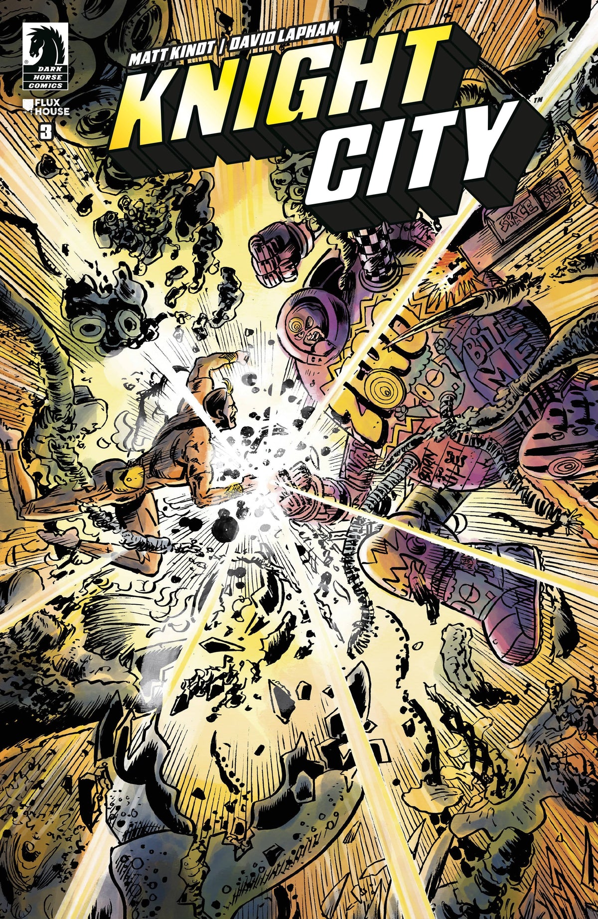 Dark Horse Comics Comic Books Knight City #3 (CVR A) (David Lapham) 76156801473000311 PRH-76156801473000311
