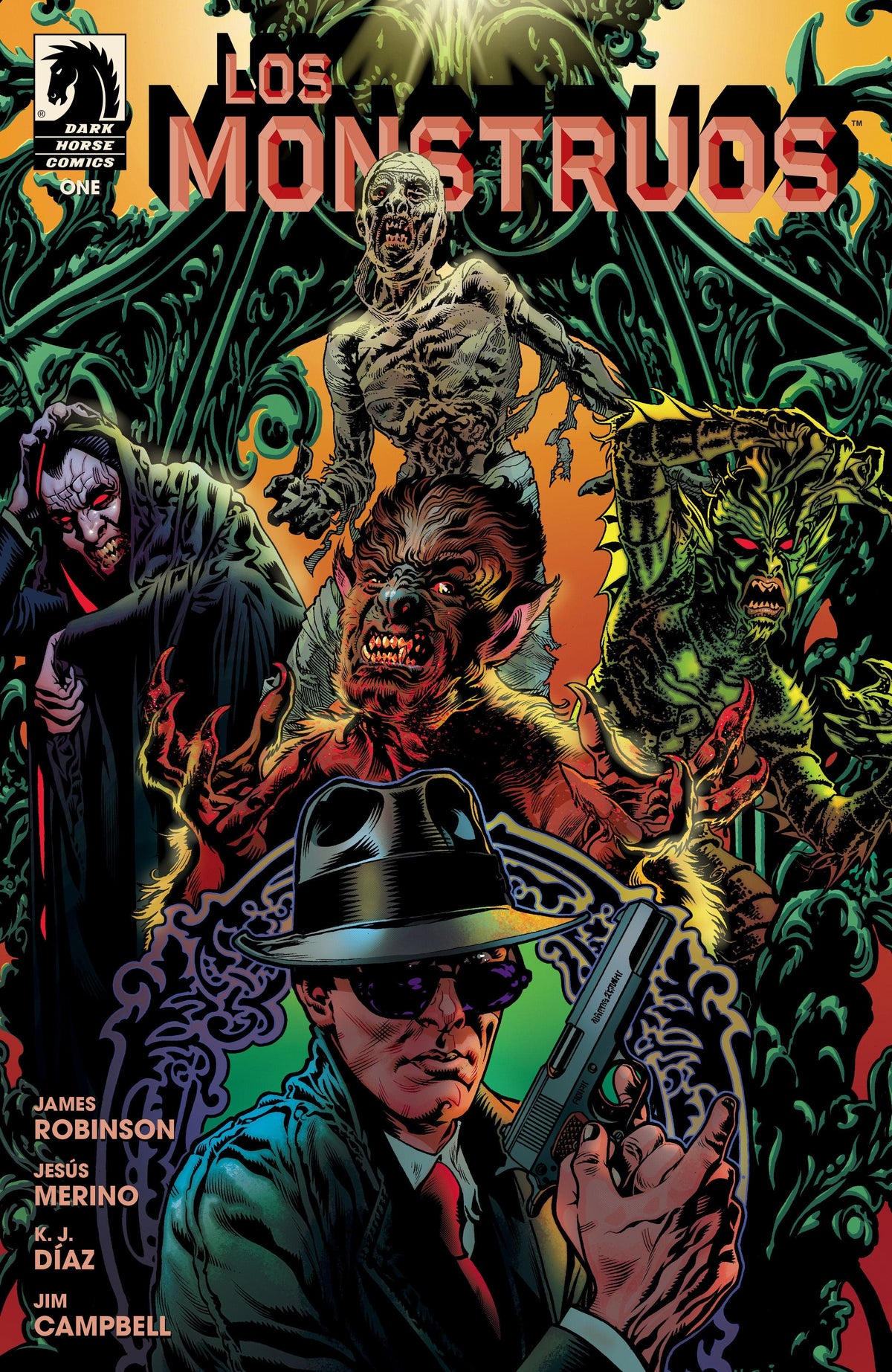 Dark Horse Comics Comic Books Los Monstruos #1 (CVR B) (Tony Harris) 76156801405100121 PRH-76156801405100121