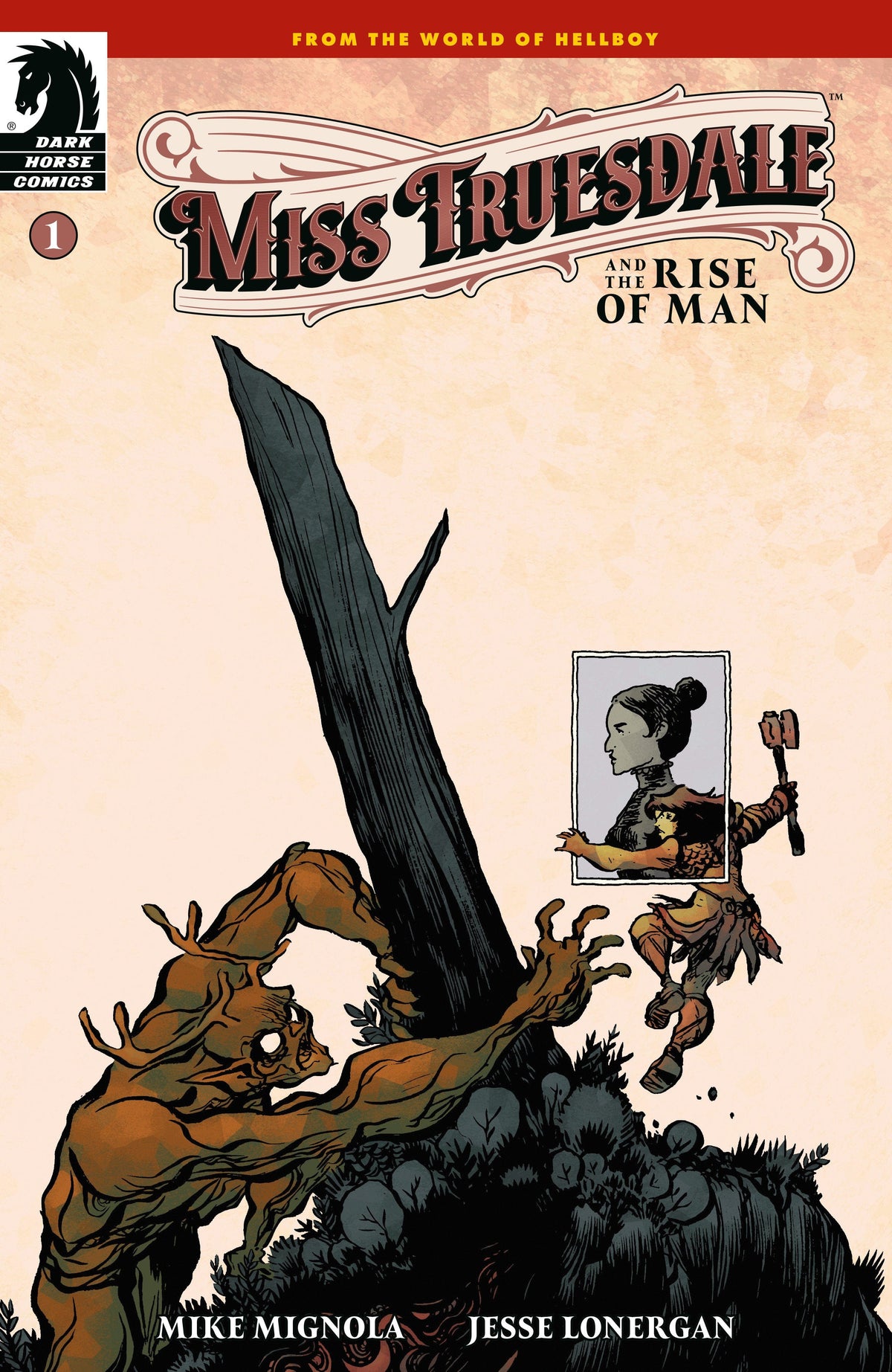Dark Horse Comics Comic Books Miss Truesdale and the Rise of Man #1 (CVR A) (Jesse Lonergan) 76156801485300111 PRH-76156801485300111
