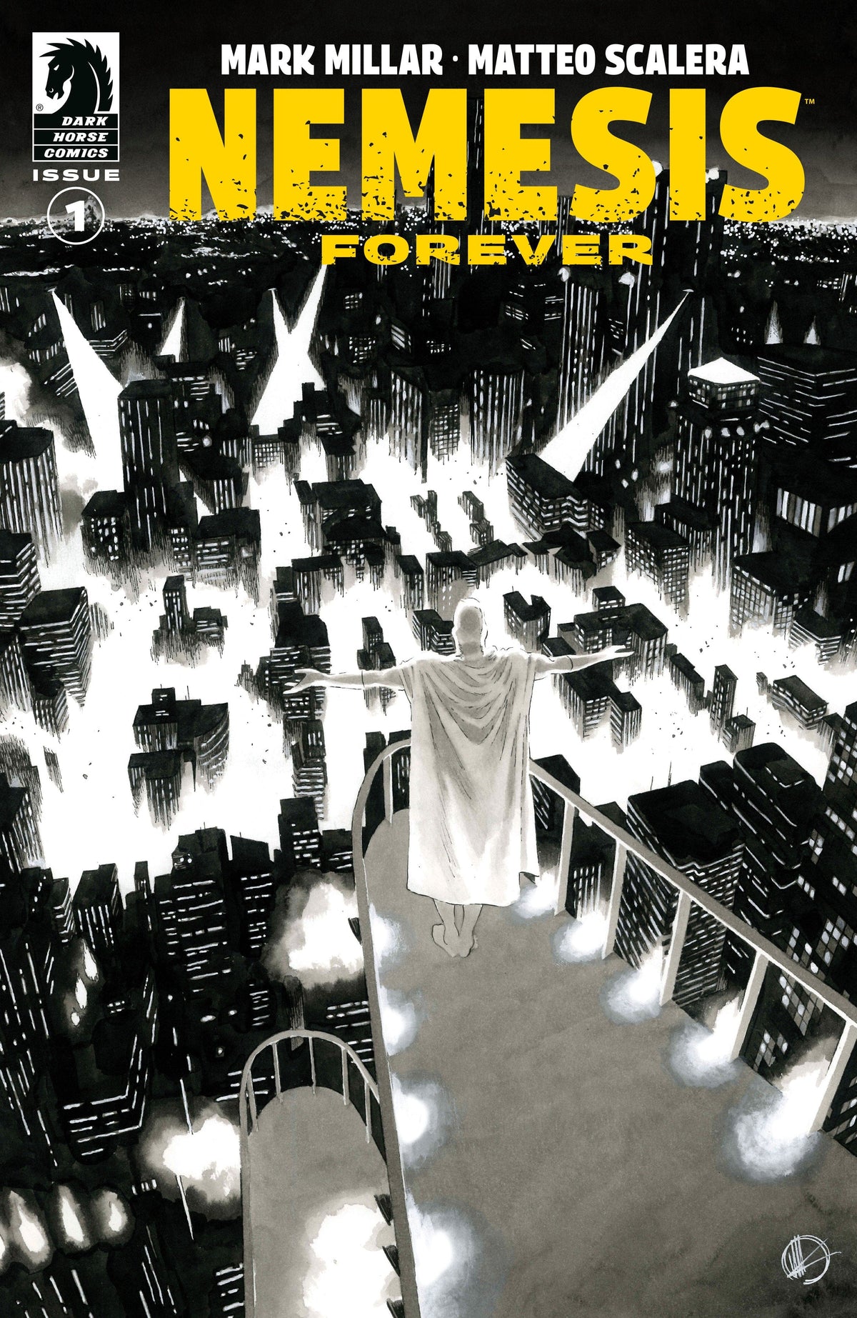 Dark Horse Comics Comic Books Nemesis Forever #1 (CVR B) (B&W) (Matteo Scalera) 76156801217000121 PRH-76156801217000121