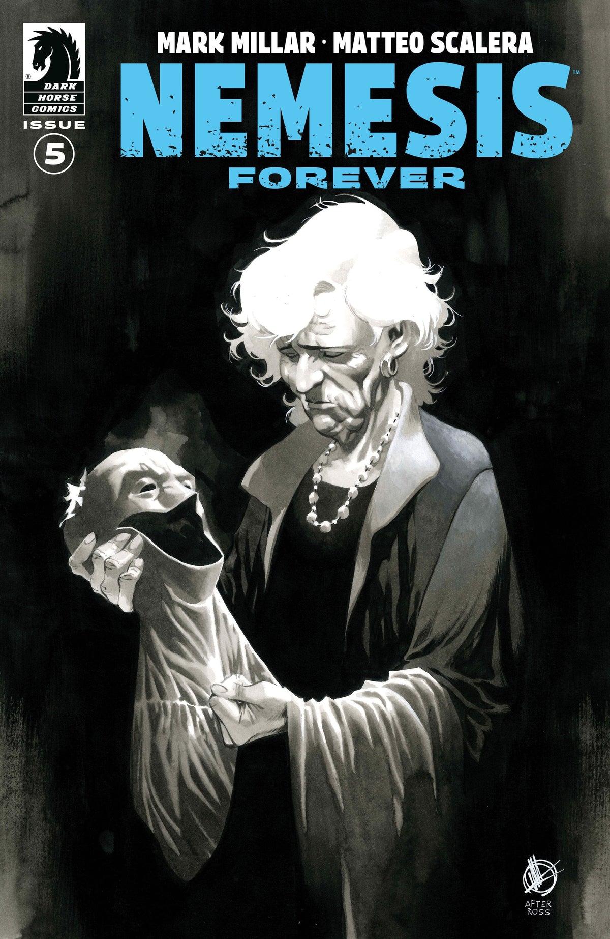 Dark Horse Comics Comic Books Nemesis Forever #5 (CVR B) (B&W) (Matteo Scalera) 76156801217000521 PRH-76156801217000521