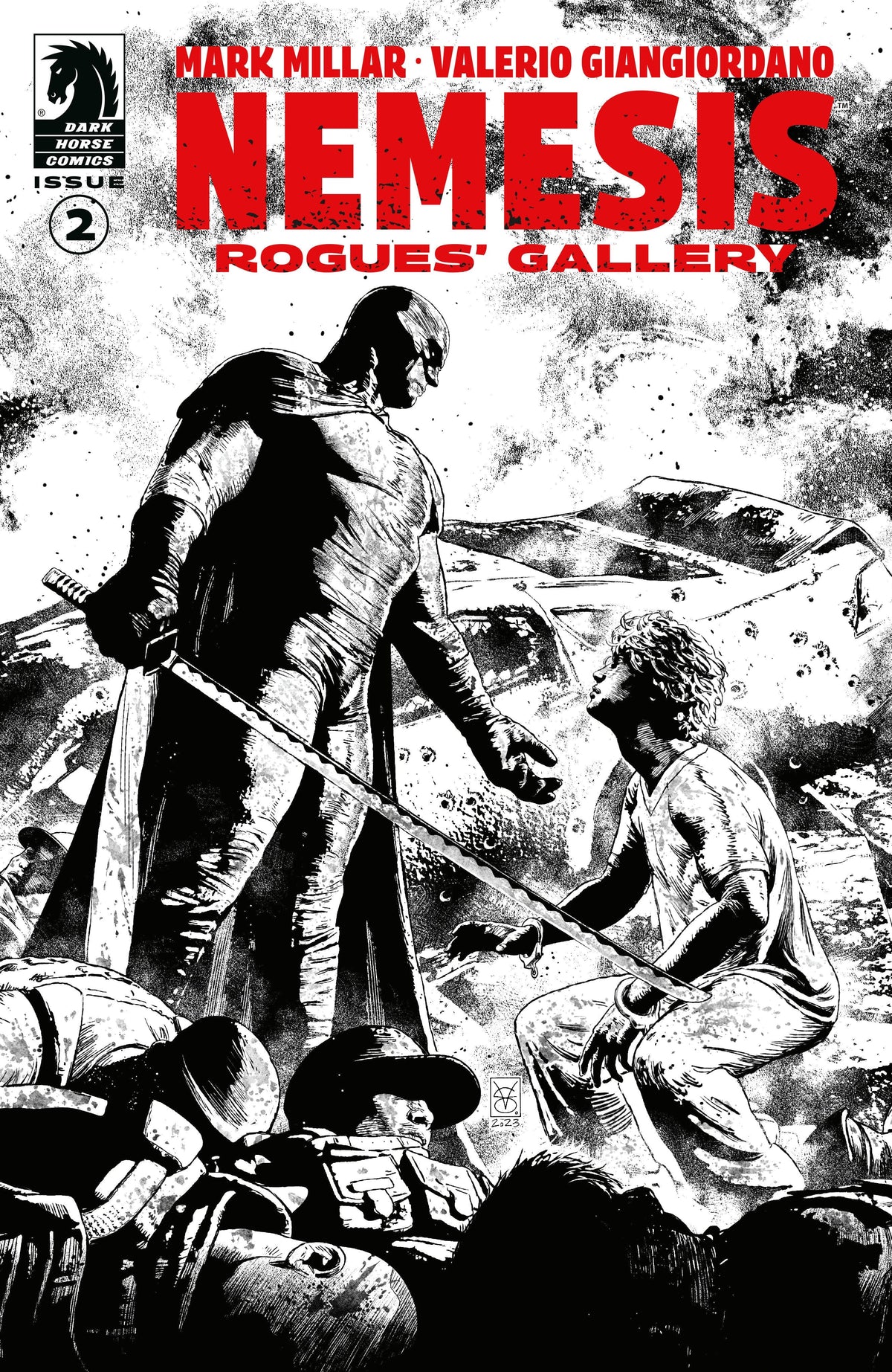 Dark Horse Comics Comic Books Nemesis: Rogues' Gallery #2 CVR B (B&W) (Valerio Giangiordano) 76156801214900221 PRH-76156801214900221