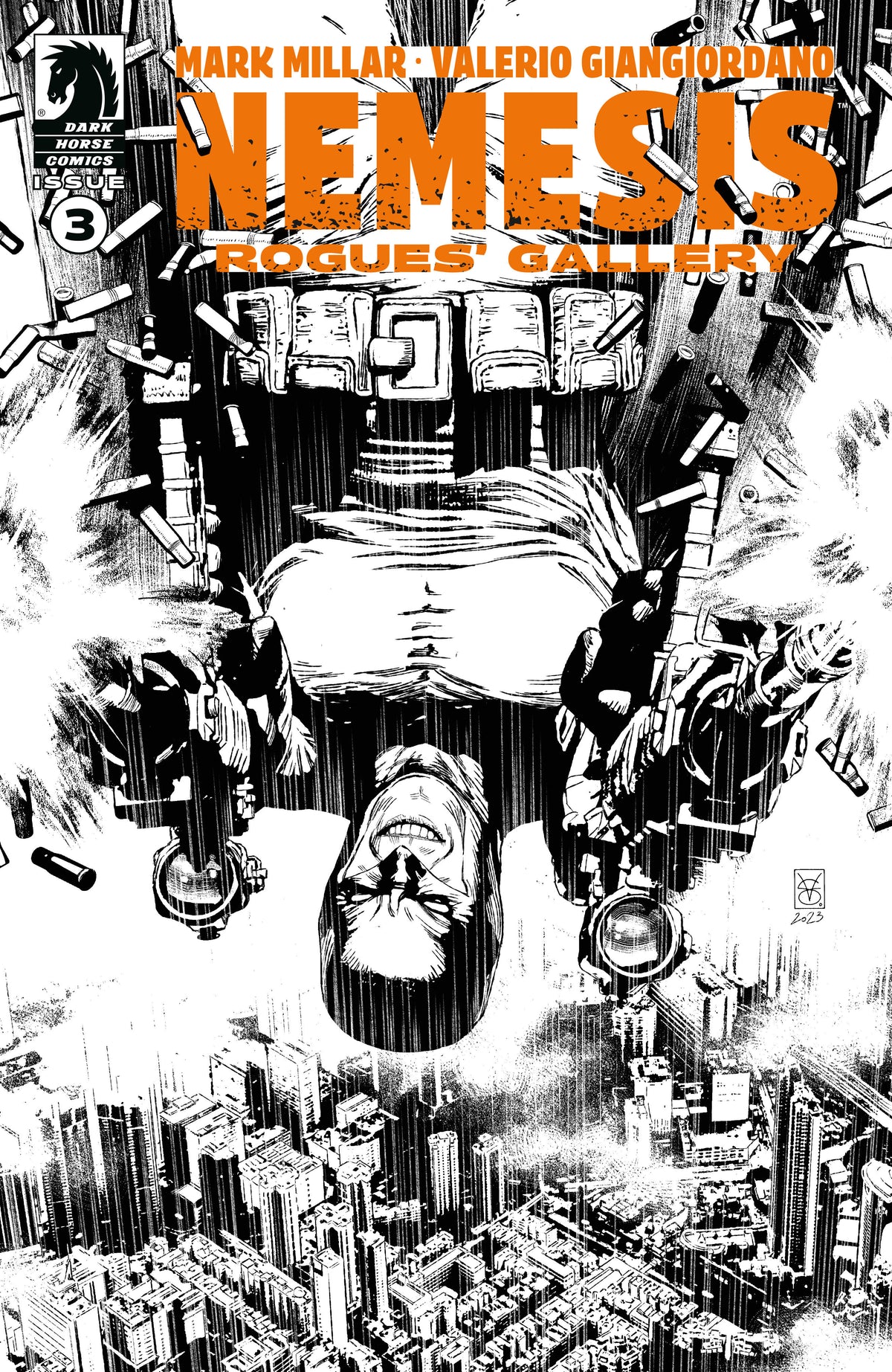 Dark Horse Comics Comic Books Nemesis: Rogues' Gallery #3 (CVR B) (B&W) (Valerio Giangiordano) 76156801214900321 PRH-76156801214900321