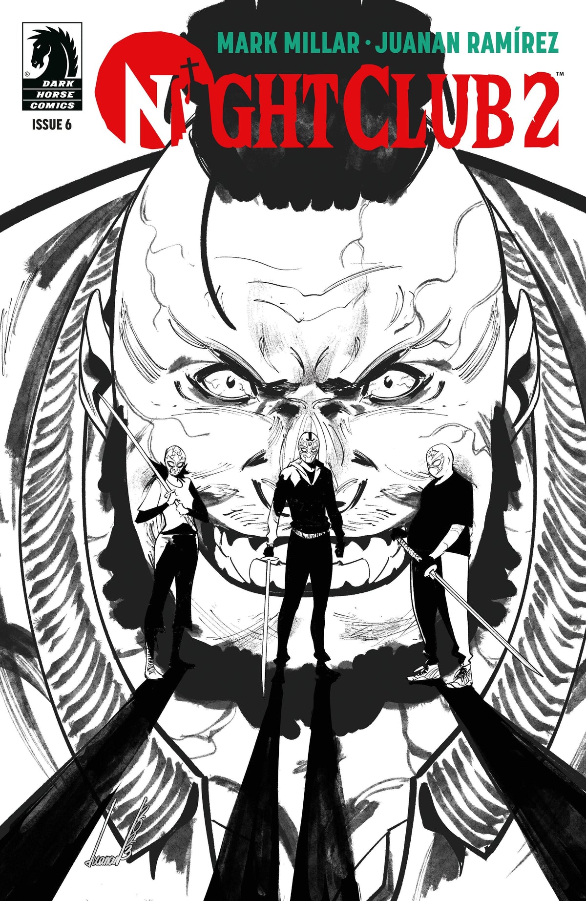 Dark Horse Comics Comic Books Night Club II #6 (CVR B) (B&W) (Juanan Ram√≠rez) 76156801219400621 PRH-76156801219400621