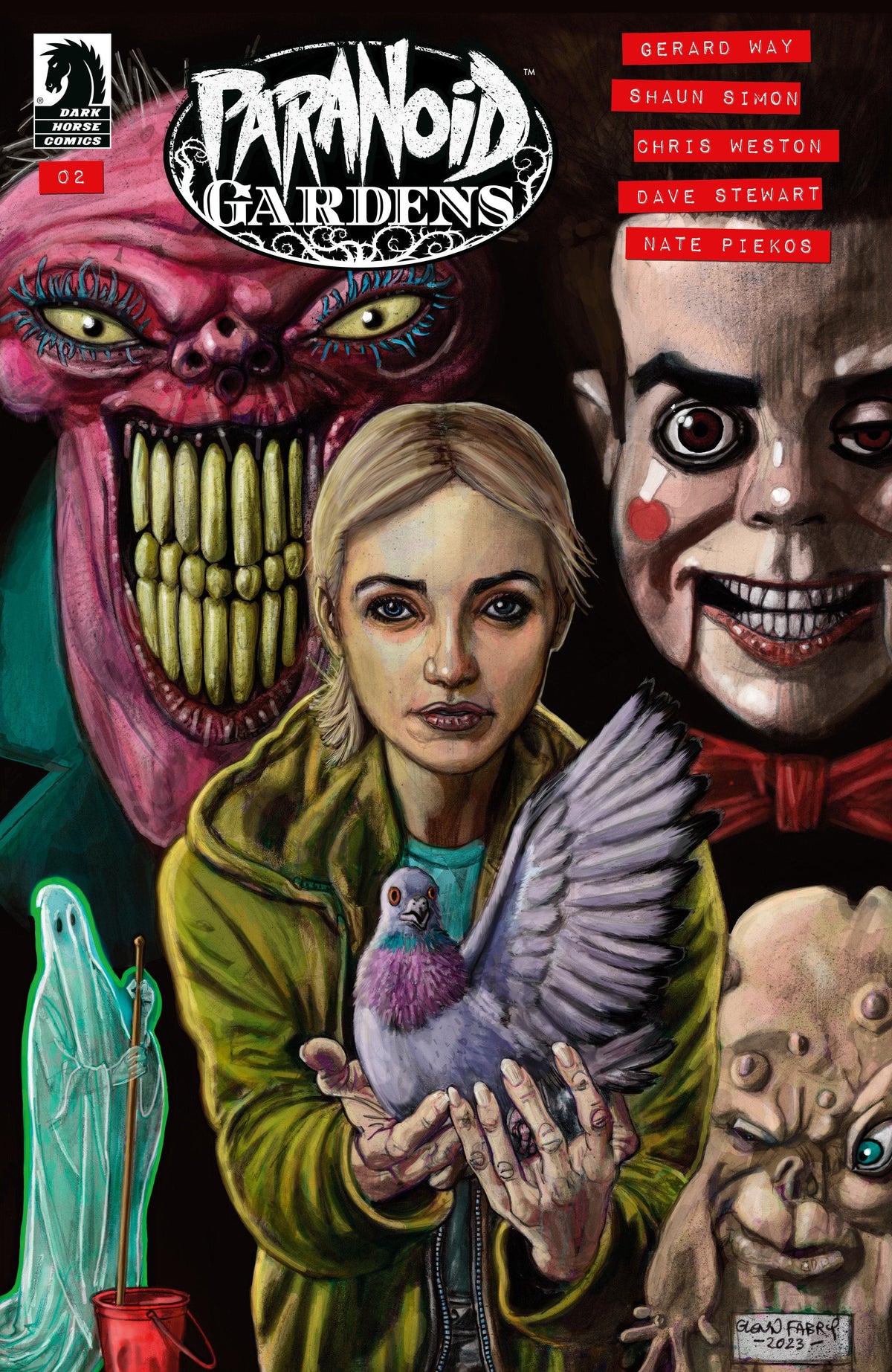 Dark Horse Comics Comic Books Paranoid Gardens #2 CVR B (Glenn Fabry) 76156801250700221 PRH-76156801250700221