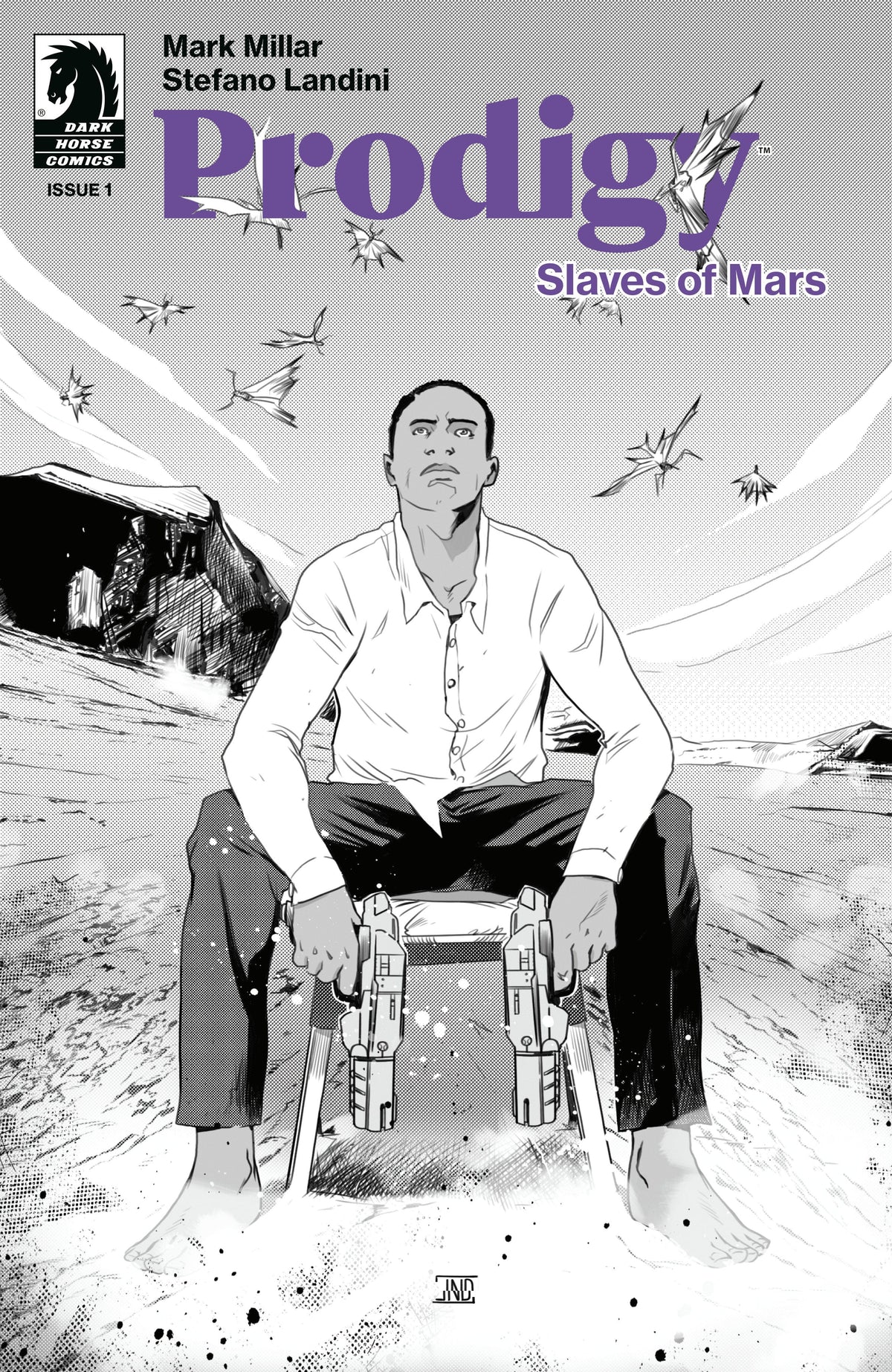 Dark Horse Comics Comic Books Prodigy: Slaves of Mars #1 CVR B (B&W) (Stefano Landini) 76156801221700121 PRH-76156801221700121