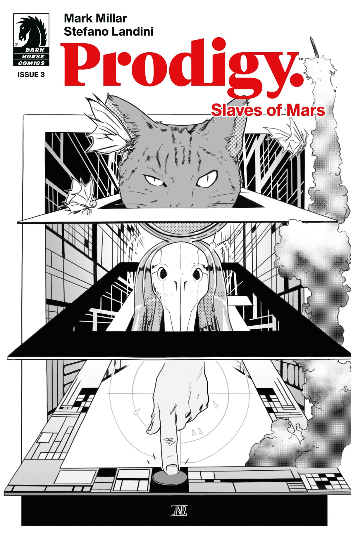 Dark Horse Comics Comic Books Prodigy: Slaves of Mars #3 (CVR B) (B&W) (Stefano Landini) 76156801221700321 PRH-76156801221700321