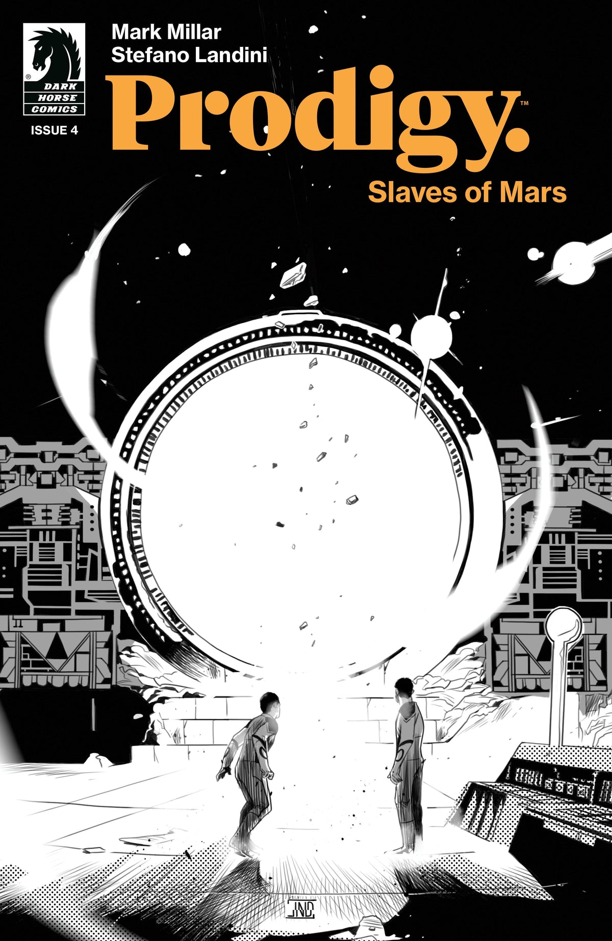 Dark Horse Comics Comic Books PRODIGY: SLAVES OF MARS #4 (CVR B) (B&W) (STEFANO LANDINI) 76156801221700421 PRH-76156801221700421