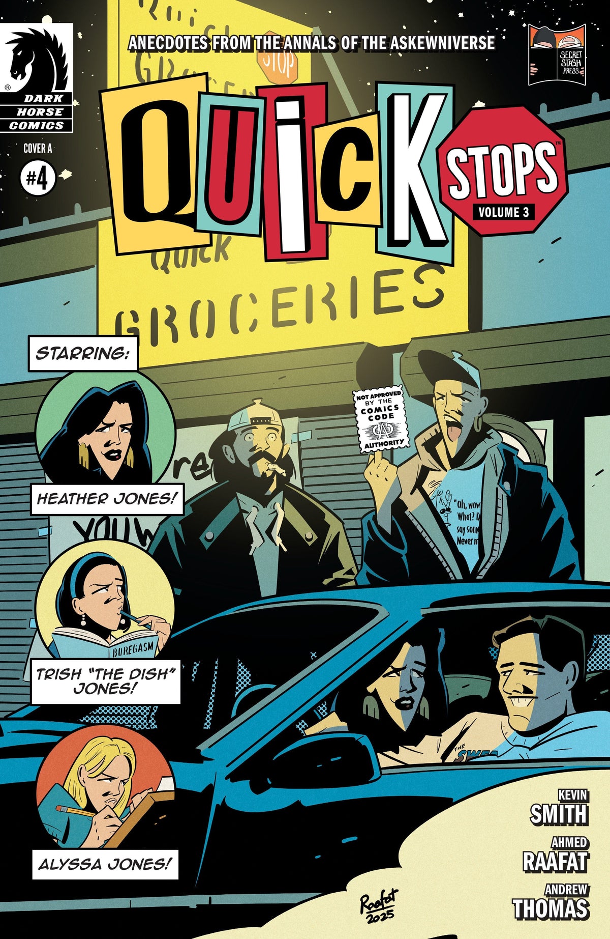 Dark Horse Comics Comic Books Quick Stops Volume 3 #4 (CVR A) (Ahmed Raafat) 76156801431000411 PRH-76156801431000411