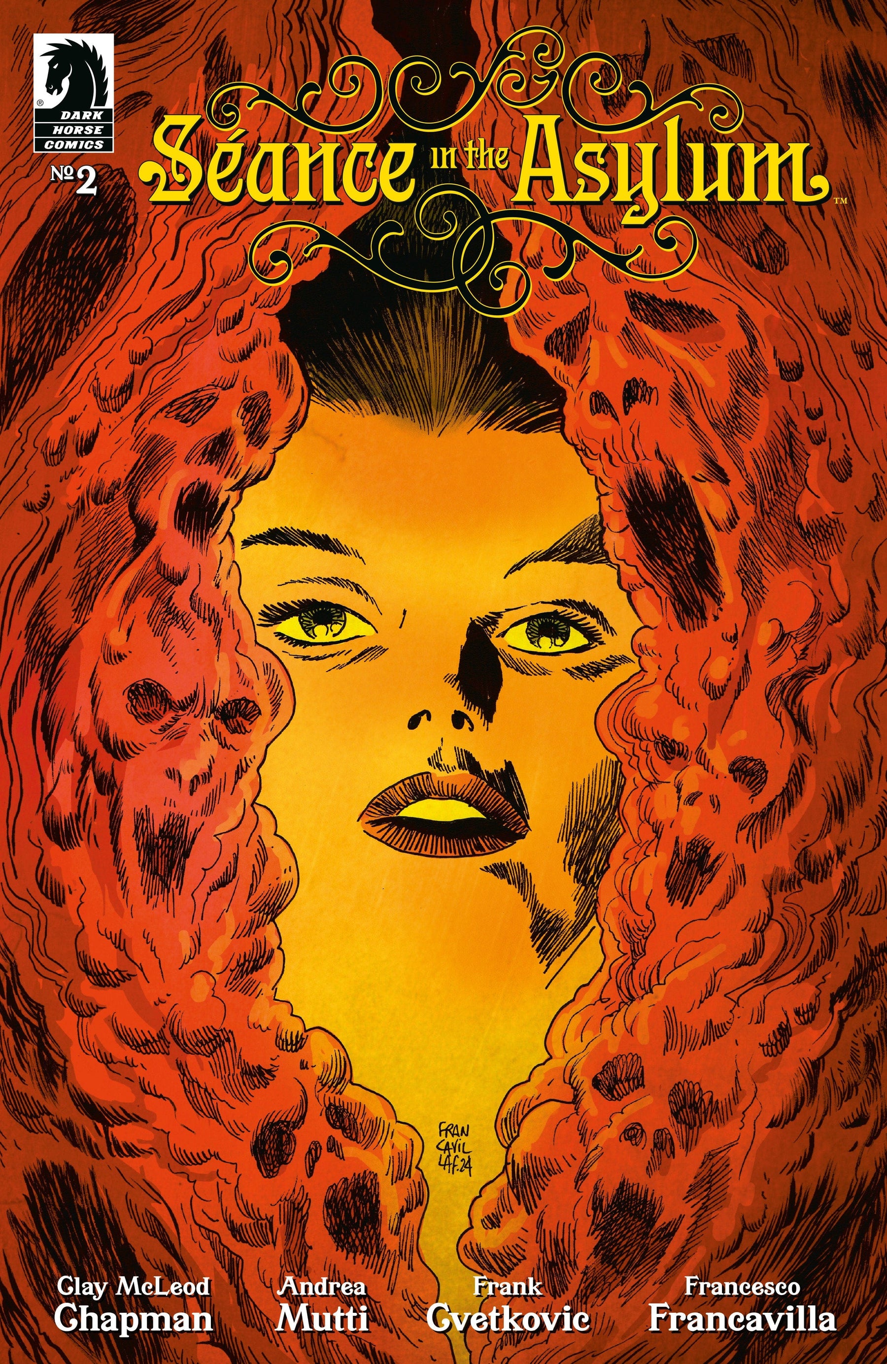 Seance in the Asylum #2 CVR B (Francesco Francavilla)