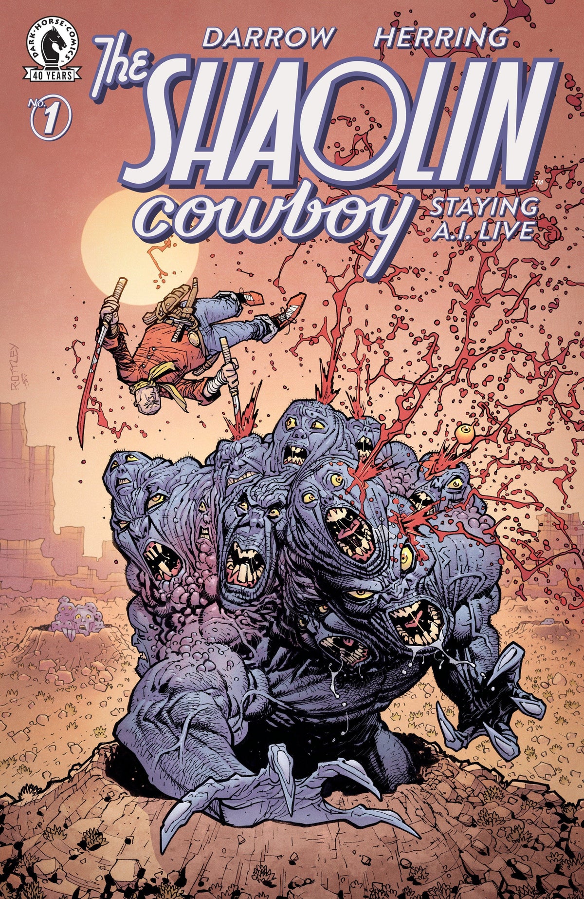 Dark Horse Comics Comic Books Shaolin Cowboy: Staying A.I.Live #1 (CVR B) (Ryan Ottley) 76156801595900121 PRH-76156801595900121