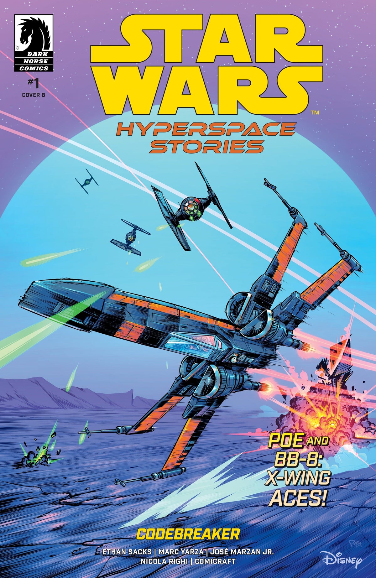 Dark Horse Comics Comic Books Star Wars: Hyperspace Stories--Codebreaker #1 (CVR B) (Pye Parr) 76156801384900121 PRH-76156801384900121
