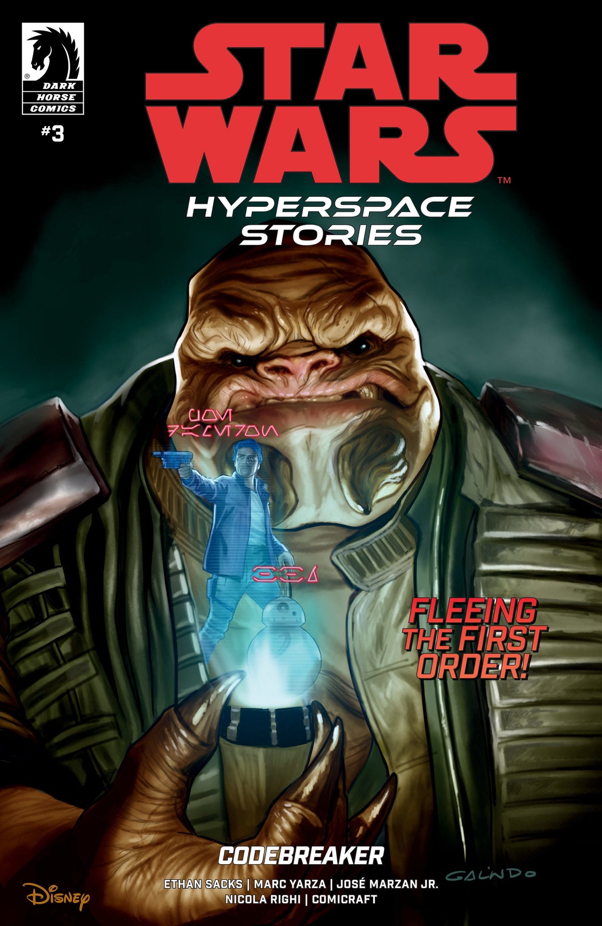 Dark Horse Comics Comic Books Star Wars: Hyperspace Stories--Codebreaker #3 (CVR A) (Diego Galindo) 76156801384900311 PRH-76156801384900311