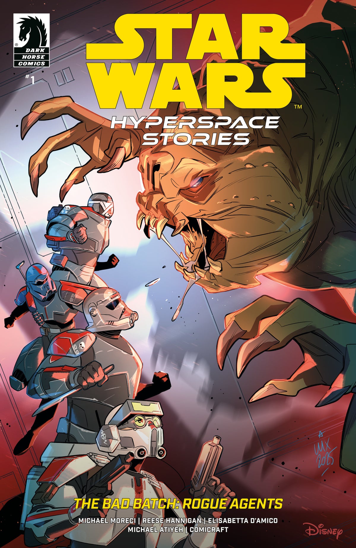 Dark Horse Comics Comic Books Star Wars: Hyperspace Stories: The Bad Batch--Rogue Agents #1 (CVR A) (Valeria Favoccia) 76156801486000111 PRH-76156801486000111