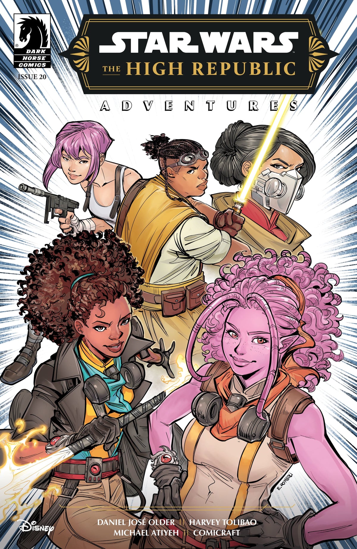 Dark Horse Comics Comic Books Star Wars: The High Republic Adventures Phase III #20 (CVR A) (Elisa Romboli) 76156801131902011 PRH-76156801131902011