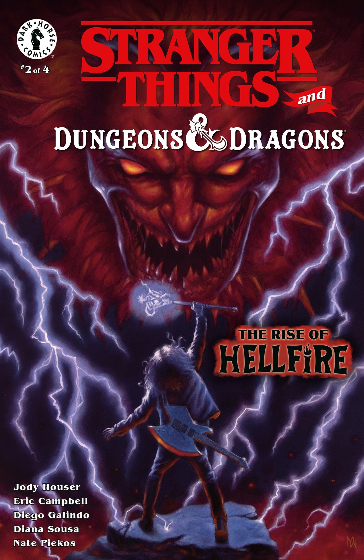 Dark Horse Comics Comic Books Stranger Things and Dungeons & Dragons: The Rise of Hellfire #2 (CVR A) (Myles Wohl) 76156801173900211 PRH-76156801173900211