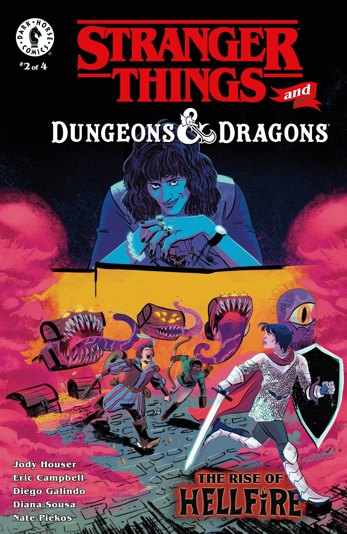 Dark Horse Comics Comic Books Stranger Things and Dungeons & Dragons: The Rise of Hellfire #2 (CVR C) (Lauren Knight) 76156801173900231 PRH-76156801173900231