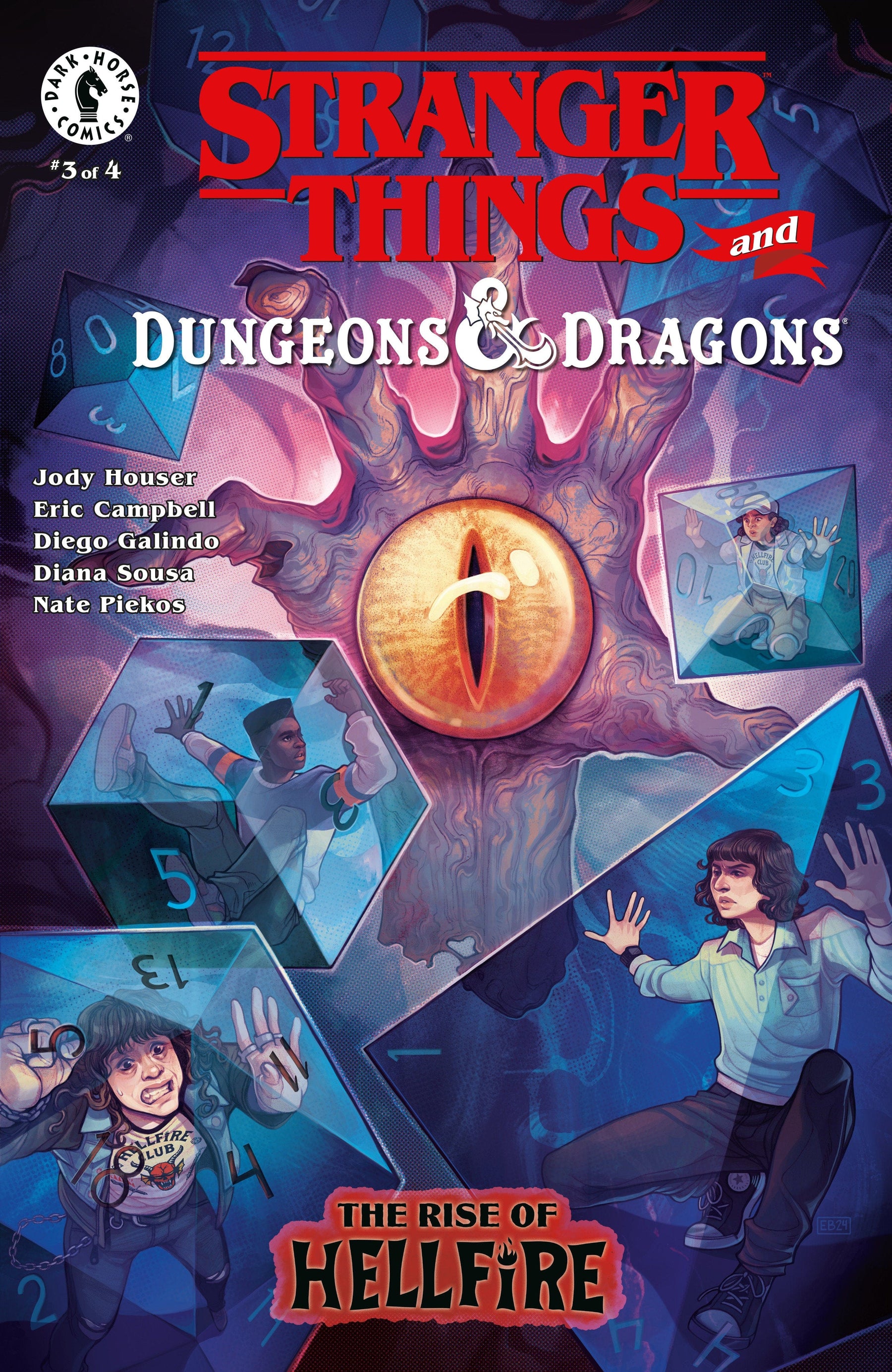 Stranger Things and Dungeons & Dragons: The Rise of Hellfire #3 (CVR B) (Elizabeth Beals)