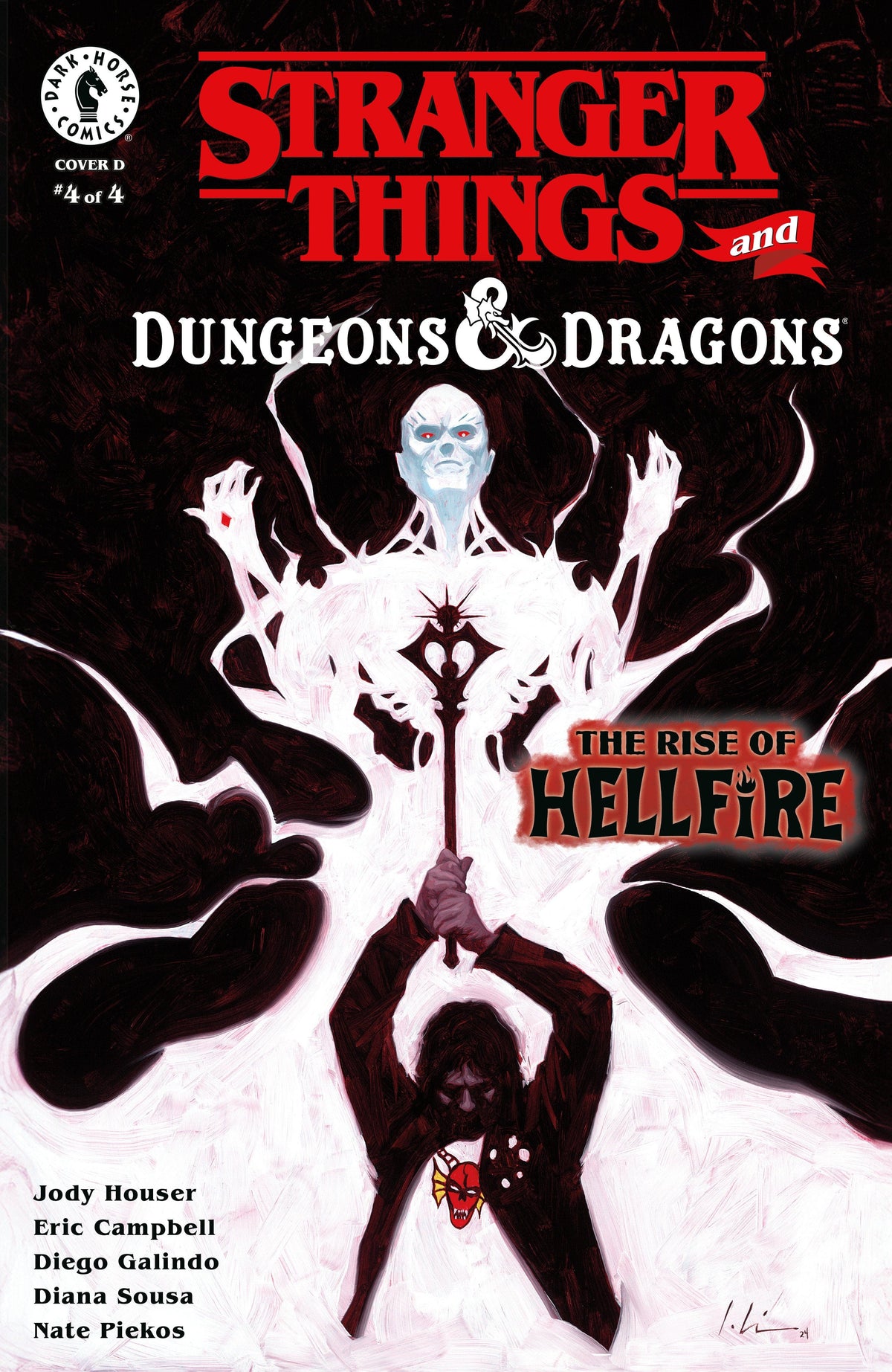 Dark Horse Comics Comic Books Stranger Things and Dungeons & Dragons: The Rise of Hellfire #4 (CVR D) (Jeremy Wilson) 76156801173900441 PRH-76156801173900441