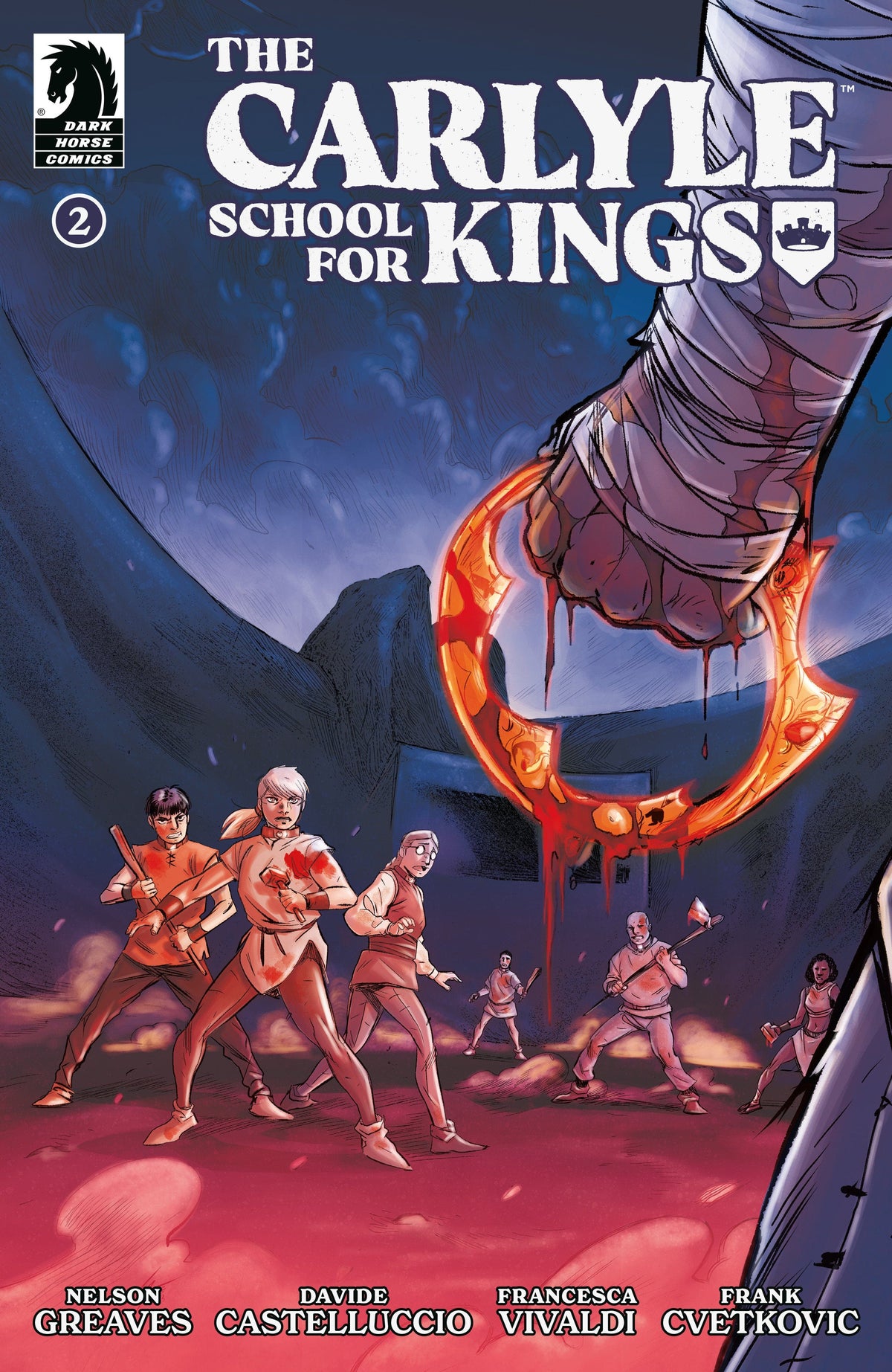Dark Horse Comics Comic Books THE CARLYLE SCHOOL FOR KINGS #2 (CVR A) (DAVIDE CASTELLUCIO) 76156801291000211 PRH-76156801291000211