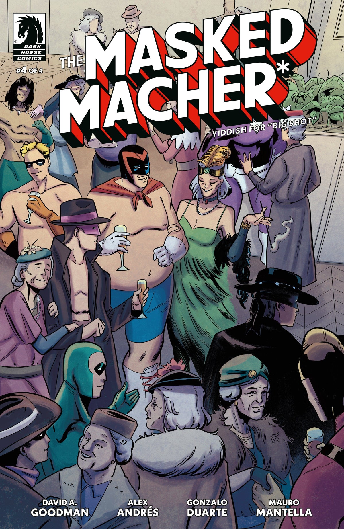 Dark Horse Comics Comic Books The Masked Macher #4 (CVR A) (Alex Andrés) 76156801268200411 PRH-76156801268200411