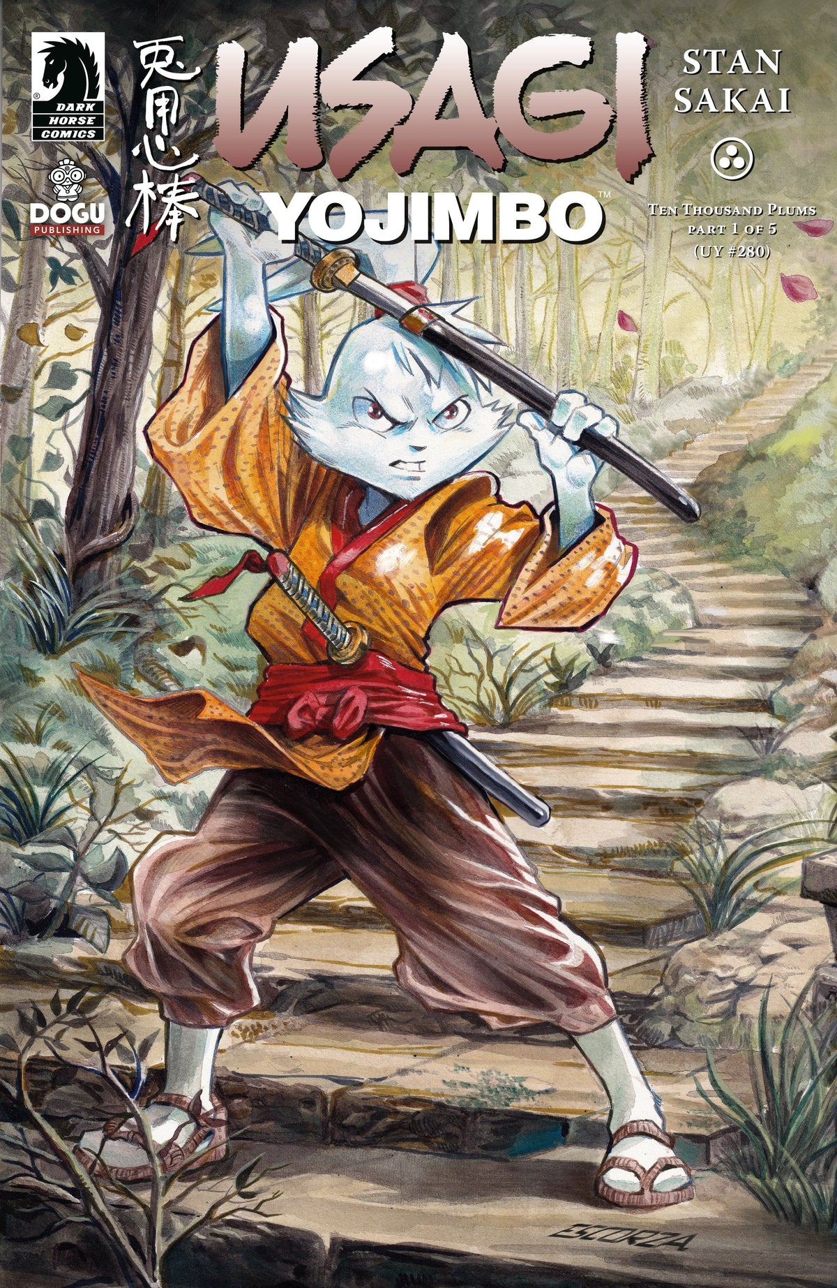 Dark Horse Comics Comic Books Usagi Yojimbo: Ten Thousand Plums #1 (CVR B) (The Escorza Brothers) 76156801372600121 PRH-76156801372600121