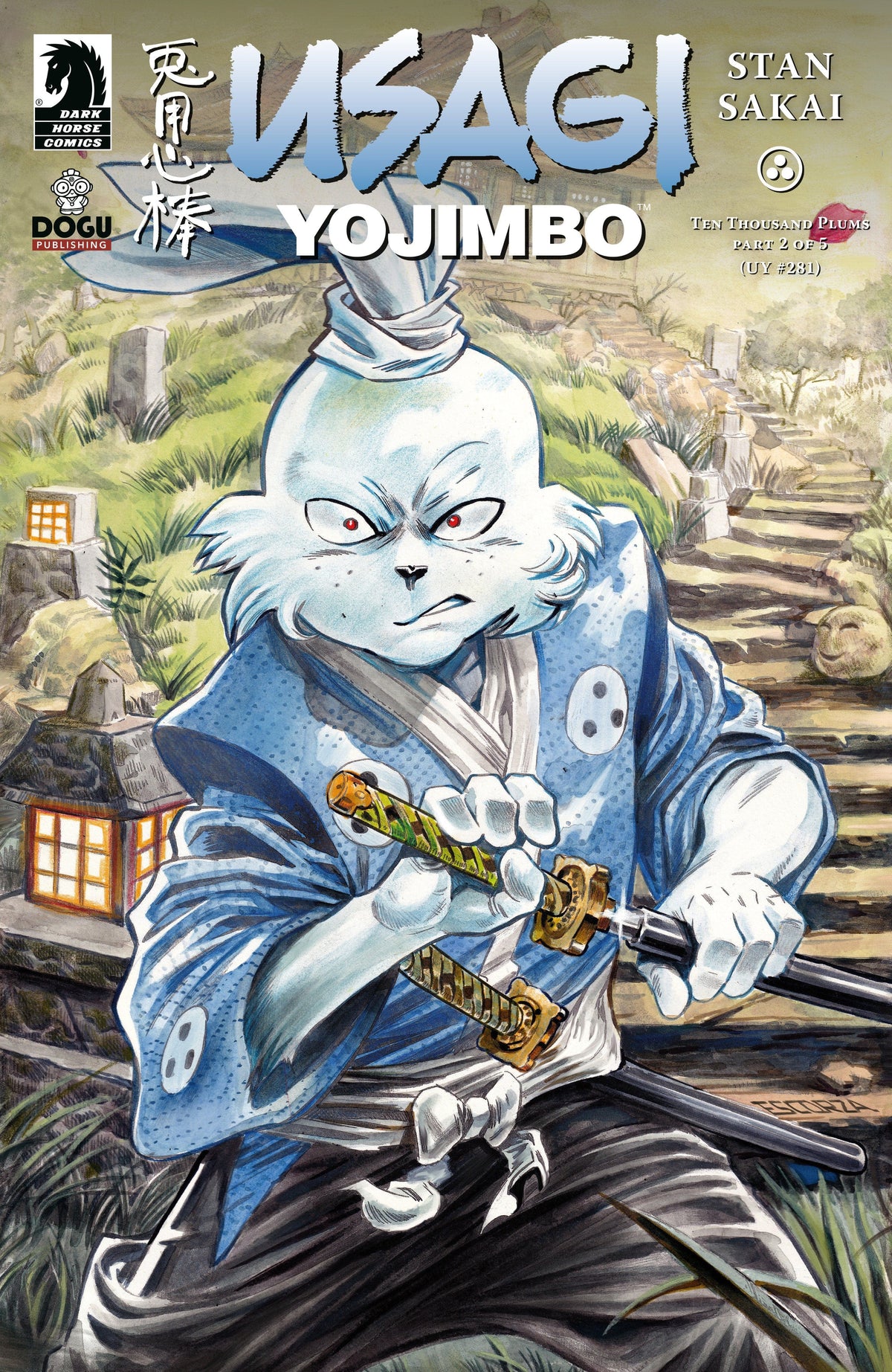 Dark Horse Comics Comic Books Usagi Yojimbo: Ten Thousand Plums #2 (CVR B) (Escorza Brothers) 76156801372600221 PRH-76156801372600221