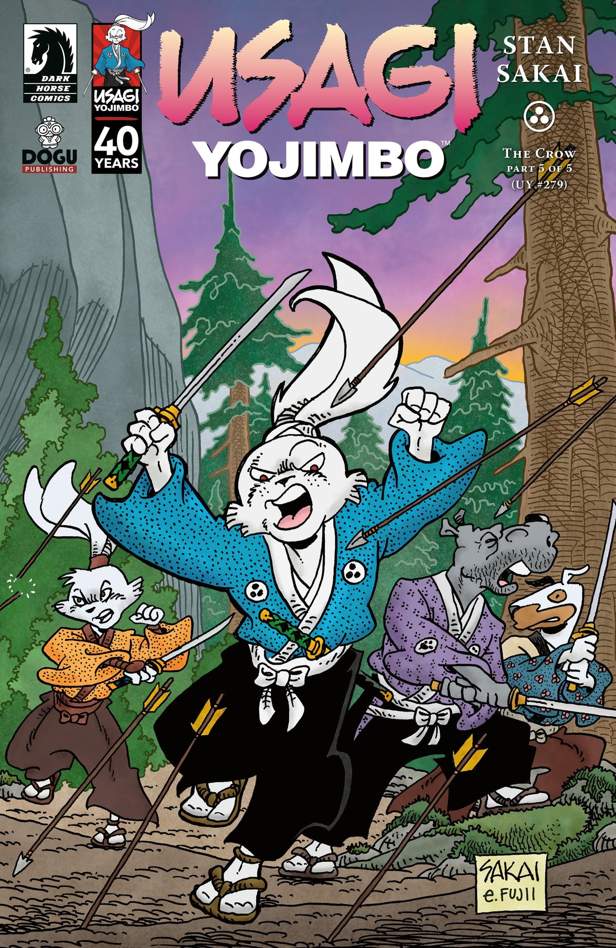 Dark Horse Comics Comic Books Usagi Yojimbo: The Crow #5 CVR A (Stan Sakai) 76156801206400511 PRH-76156801206400511