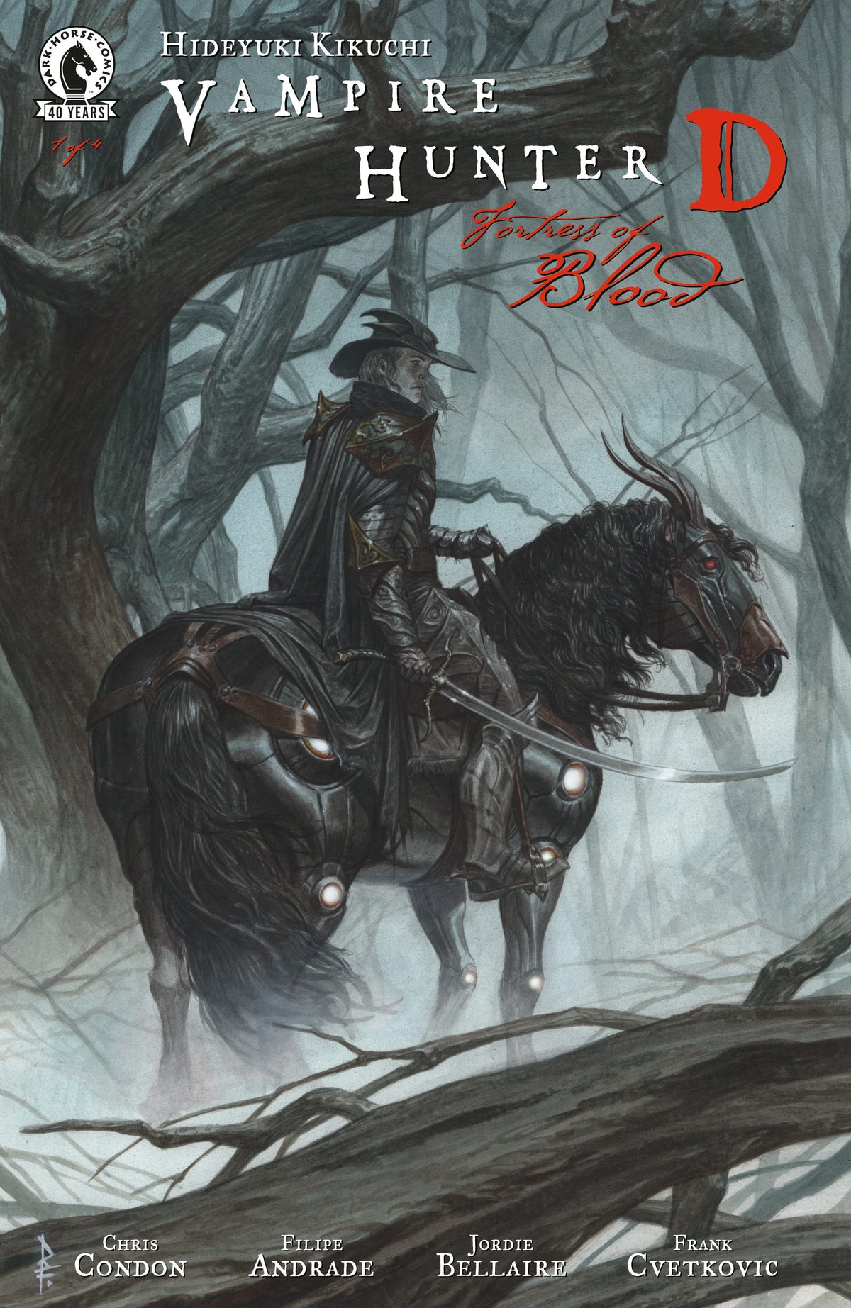 Dark Horse Comics Comic Books Vampire Hunter D: Fortress of Blood #1 (CVR B) (Riccardo Federici) (Release Date: 12/16/2026) 76156801634500121 PRH-76156801634500121
