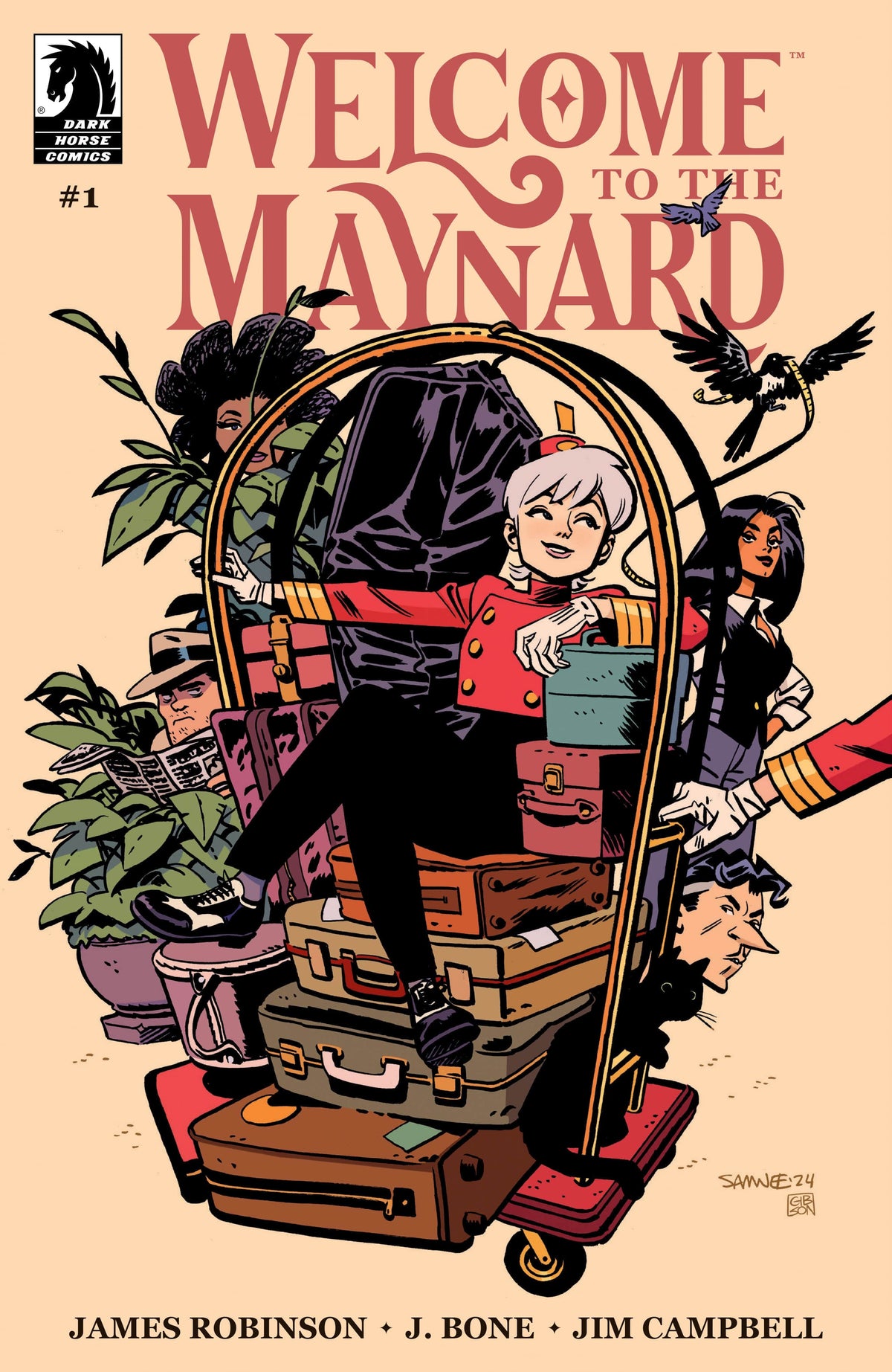 Dark Horse Comics Comic Books WELCOME TO THE MAYNARD #1 (CVR B) (CHRIS SAMNEE) 76156801309200121 PRH-76156801309200121