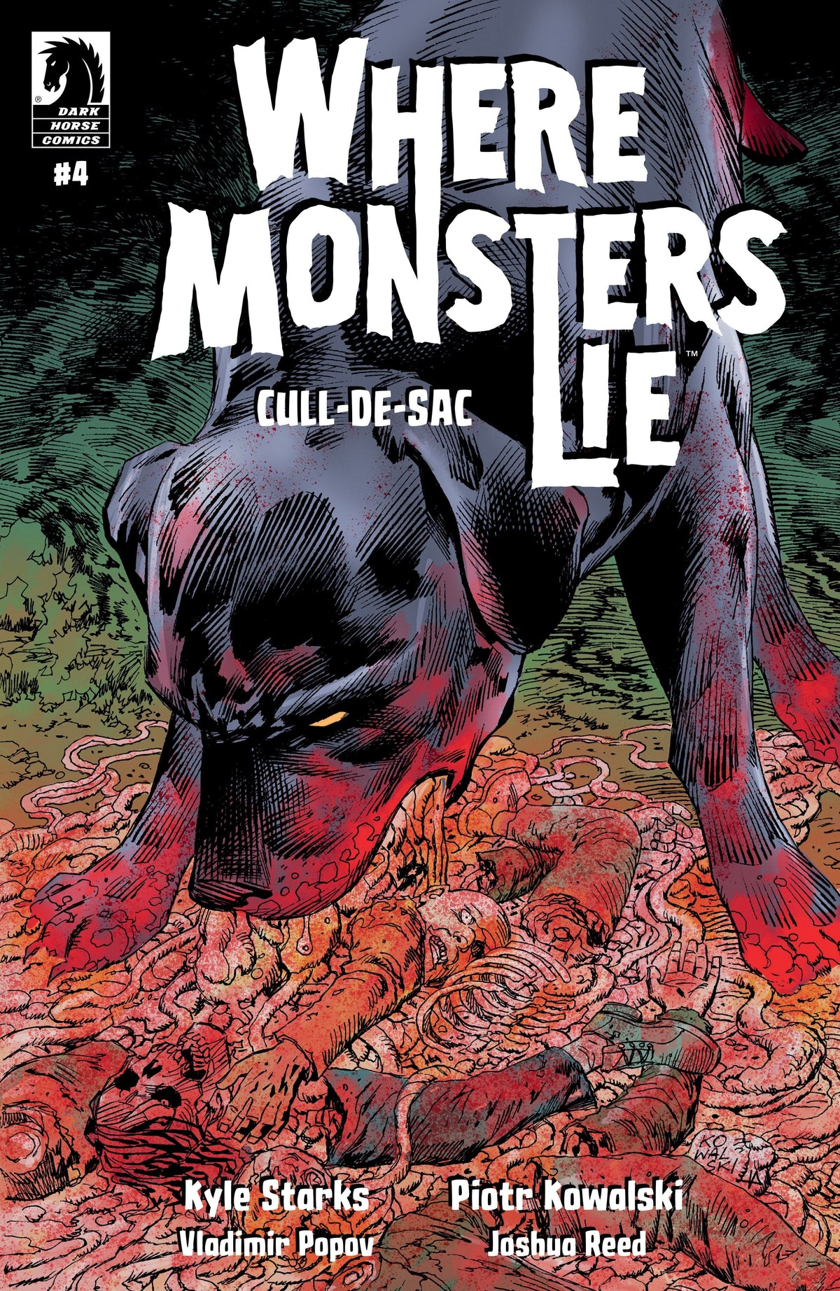Dark Horse Comics Comic Books Where Monsters Lie: CULL-DE-SAC #4 (CVR A) (Piotr Kowalski) 76156801289700411 PRH-76156801289700411