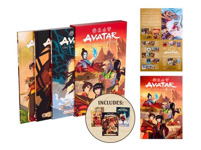 Dark Horse Graphic Novel Avatar: The Last Airbender–Fire and Family Treasury Boxed Set 9781506743936 PRH-9781506743936