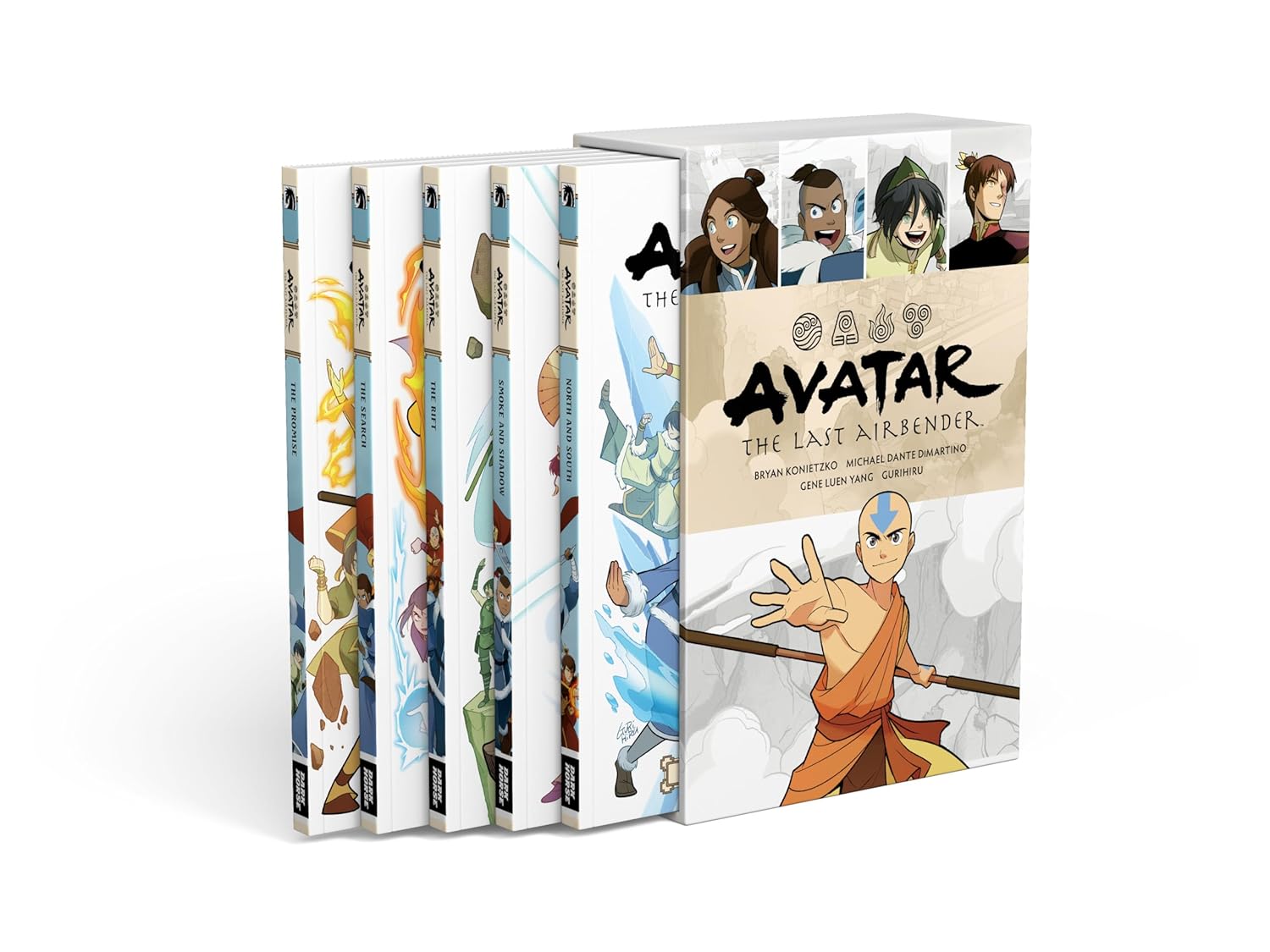 Dark Horse Graphic Novel Avatar: The Last Airbender Omnibus Boxed Set 9781506746760 1506746764