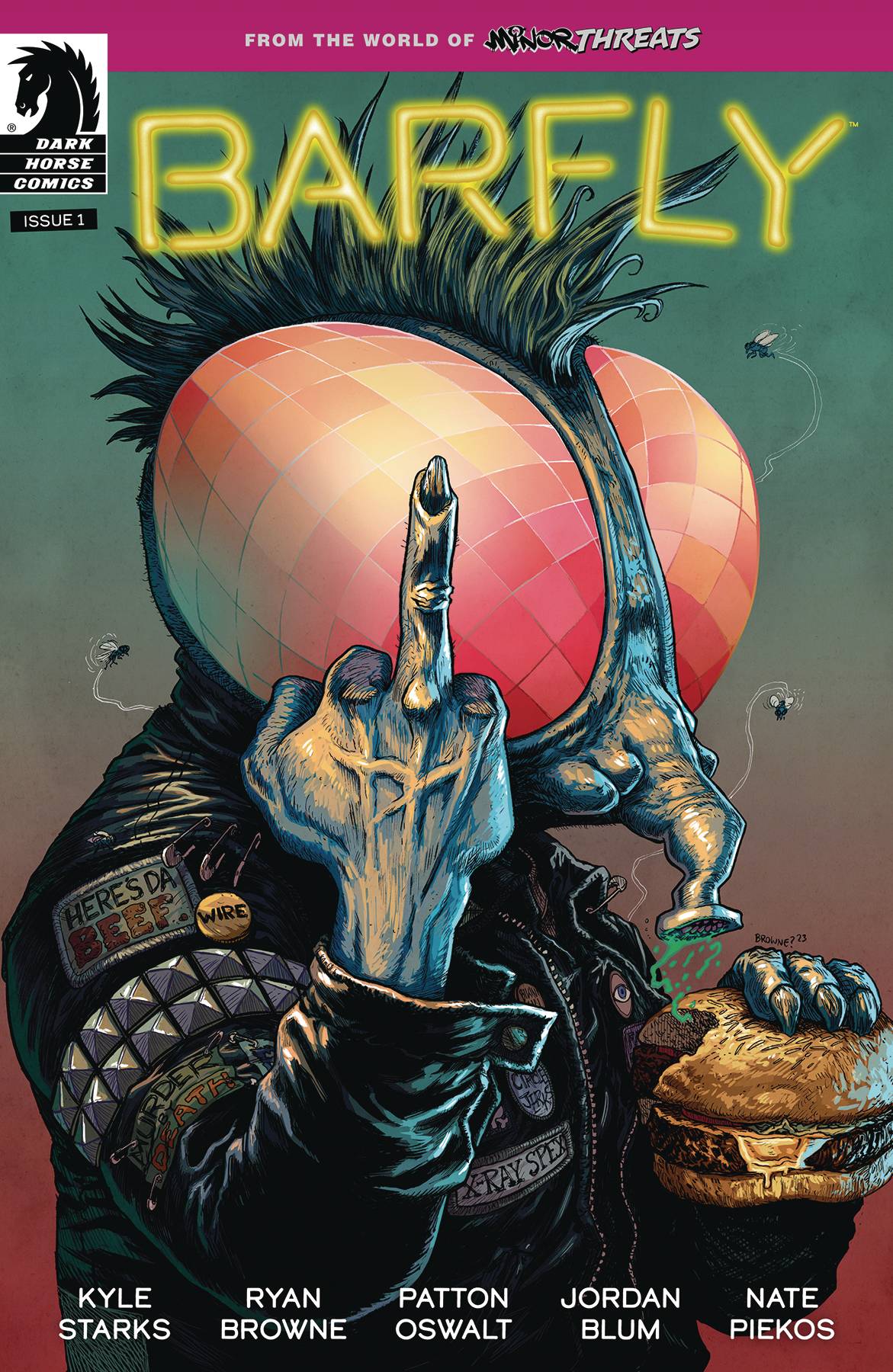 DARK HORSE PRH Comic Books FROM WORLD OF MINOR THREATS BARFLY #1 CVR B BROWNE 76156801249100121 APR241049