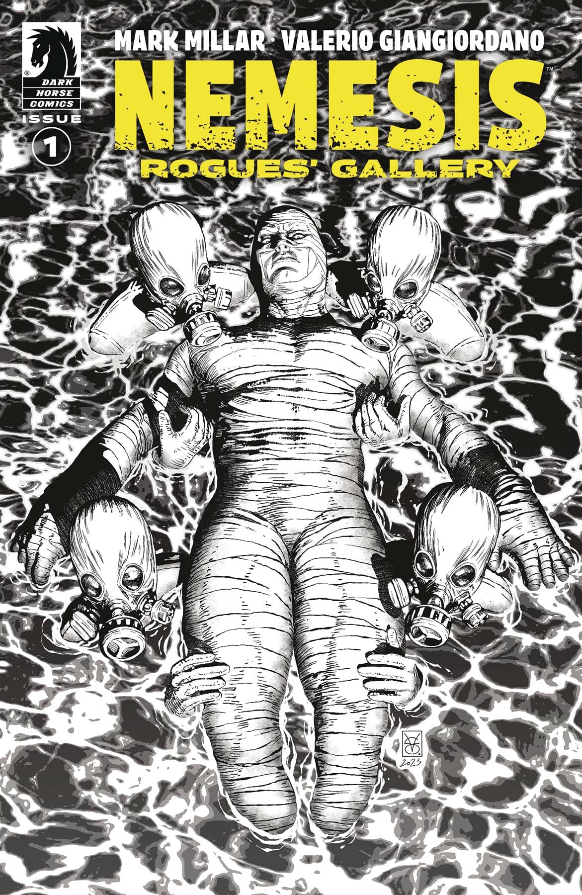 DARK HORSE PRH Comic Books > Incentives NEMESIS ROGUES GALLERY #1 CVR B 1:10 INCV B&W 76156801214900121 APR241074