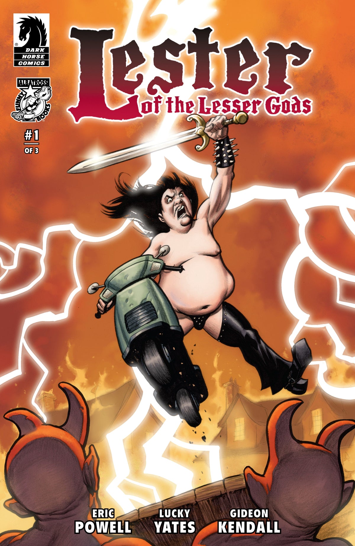 DARK HORSE PRH Comic Books LESTER OF LESSER GODS #1 CVR B POWELL 76156801224800121 FEB240974