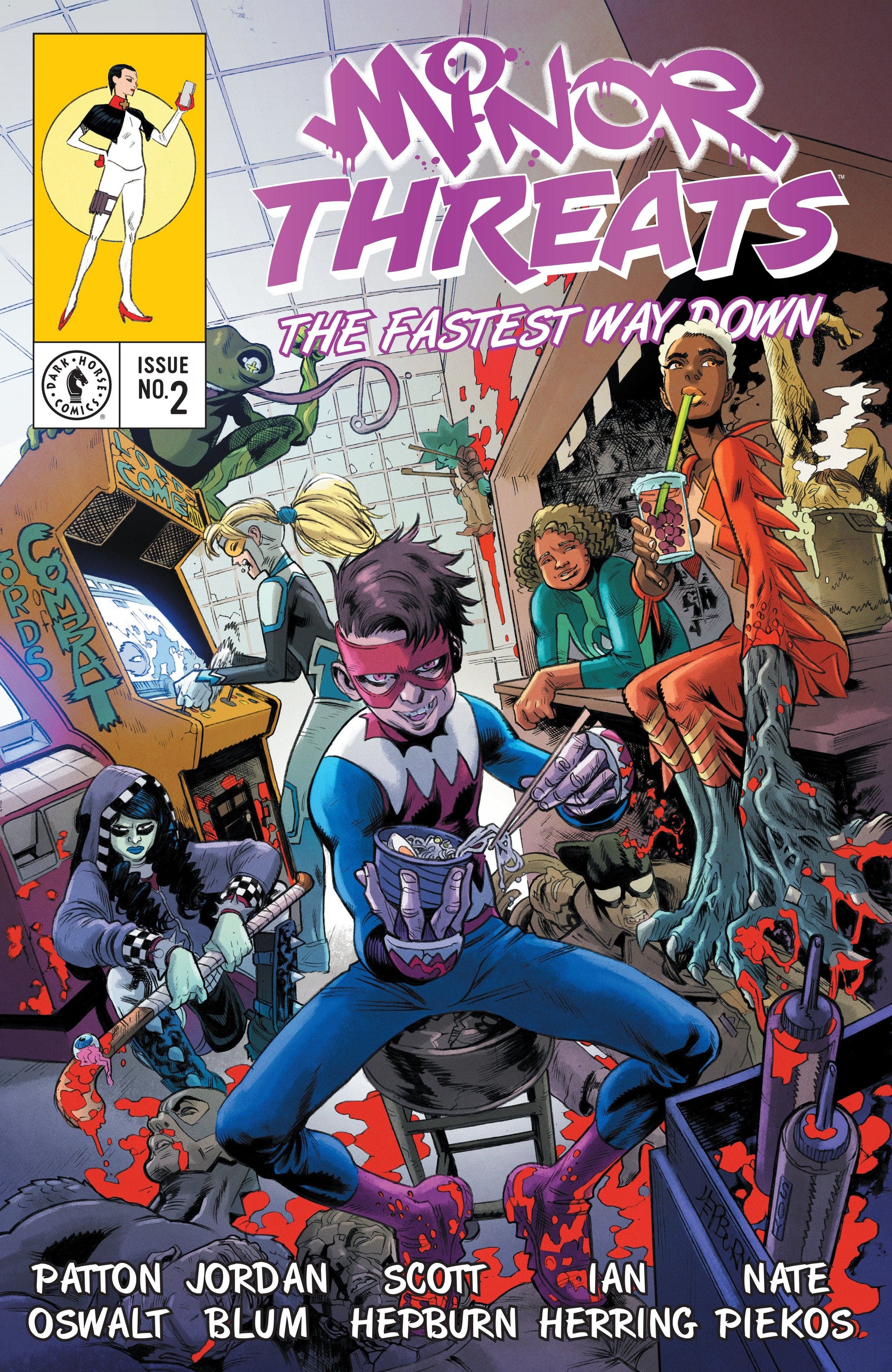 MINOR THREATS FASTEST WAY DOWN #2 CVR C FOIL HEPBURN