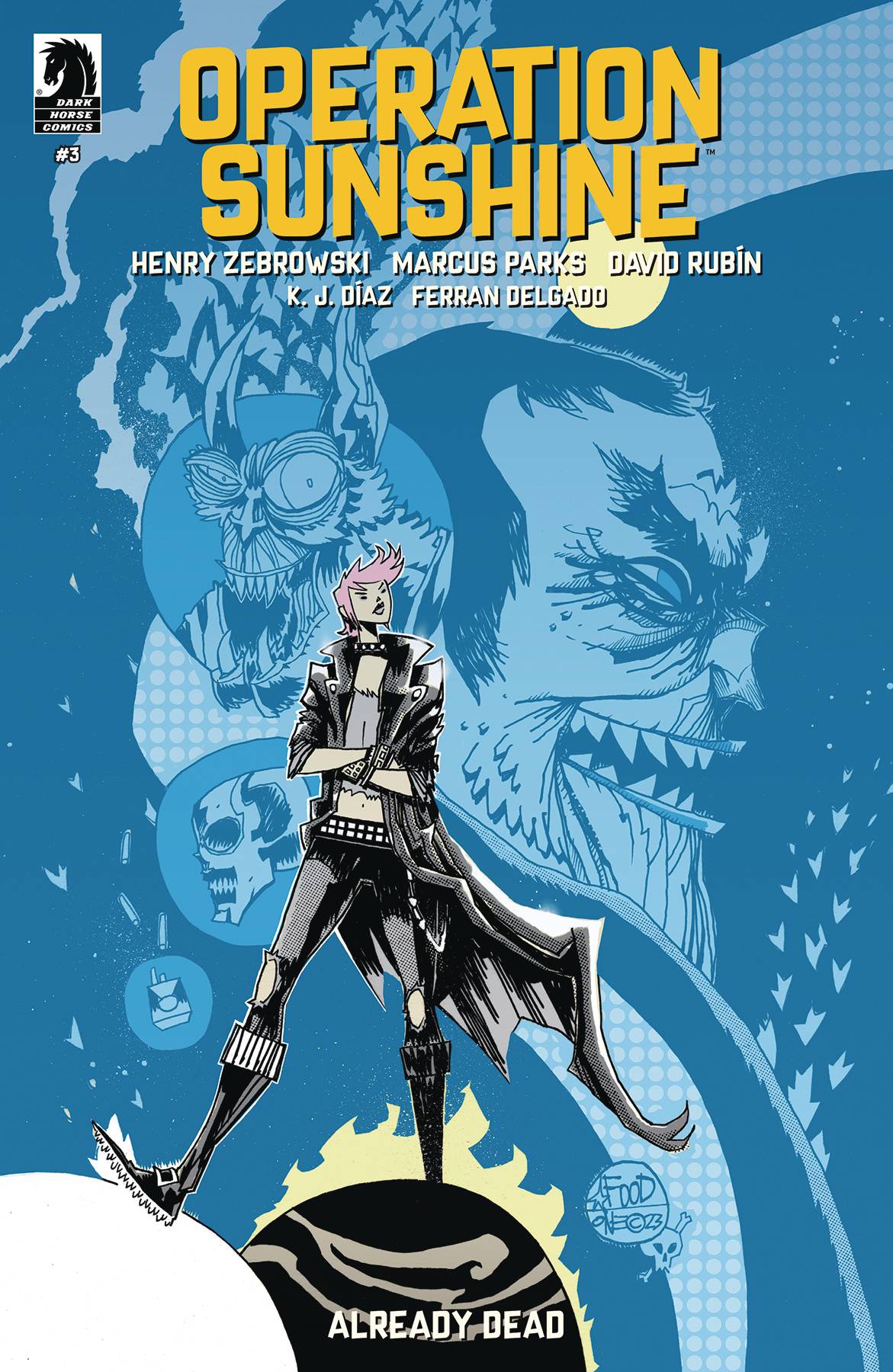 DARK HORSE PRH Comic Books OPERATION SUNSHINE ALREADY DEAD #3 CVR B MAHFOOD 76156801209500321 MAR241103