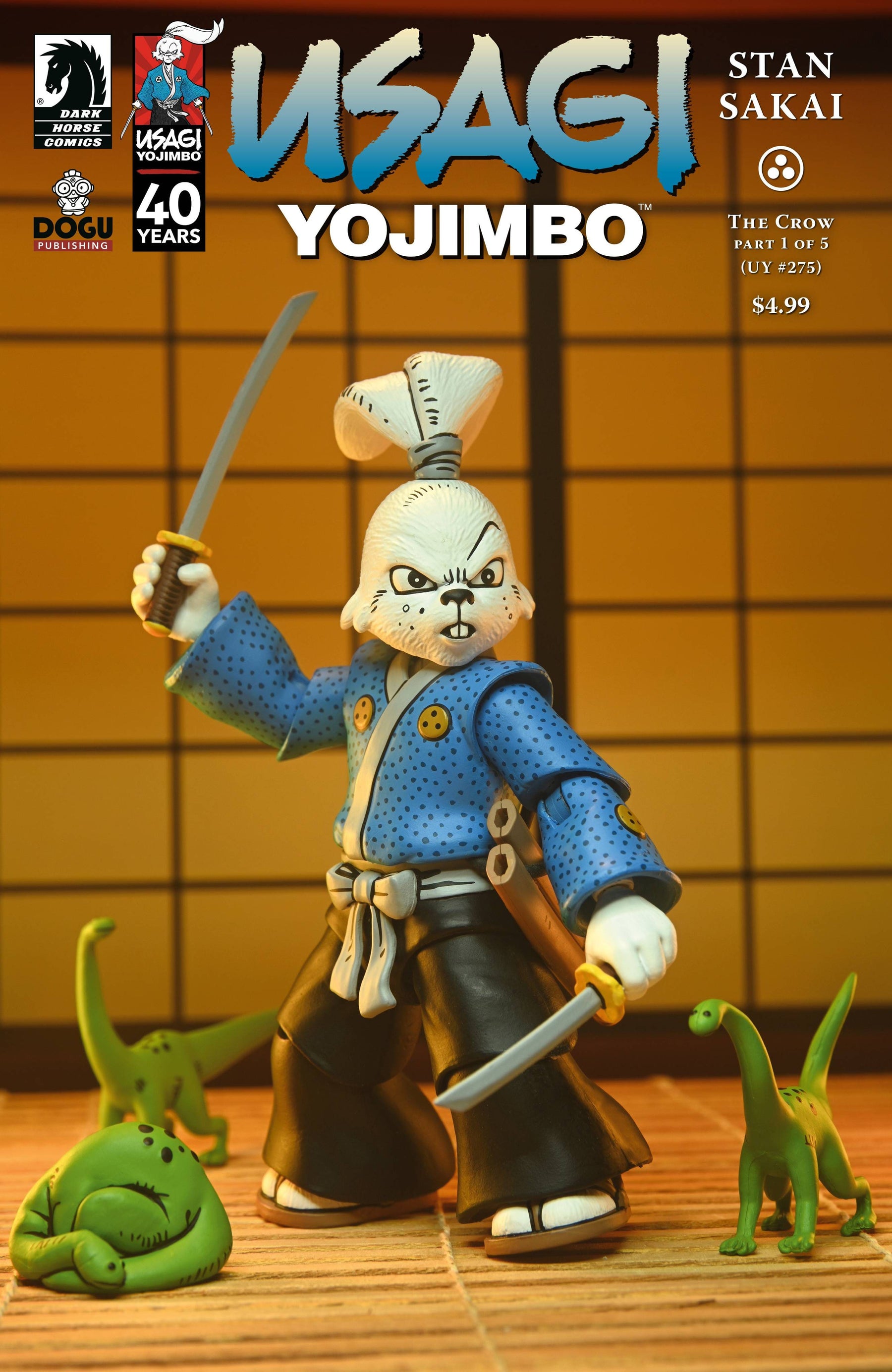 USAGI YOJIMBO CROW #1 CVR B 1:10 ACTION FIGURE VAR