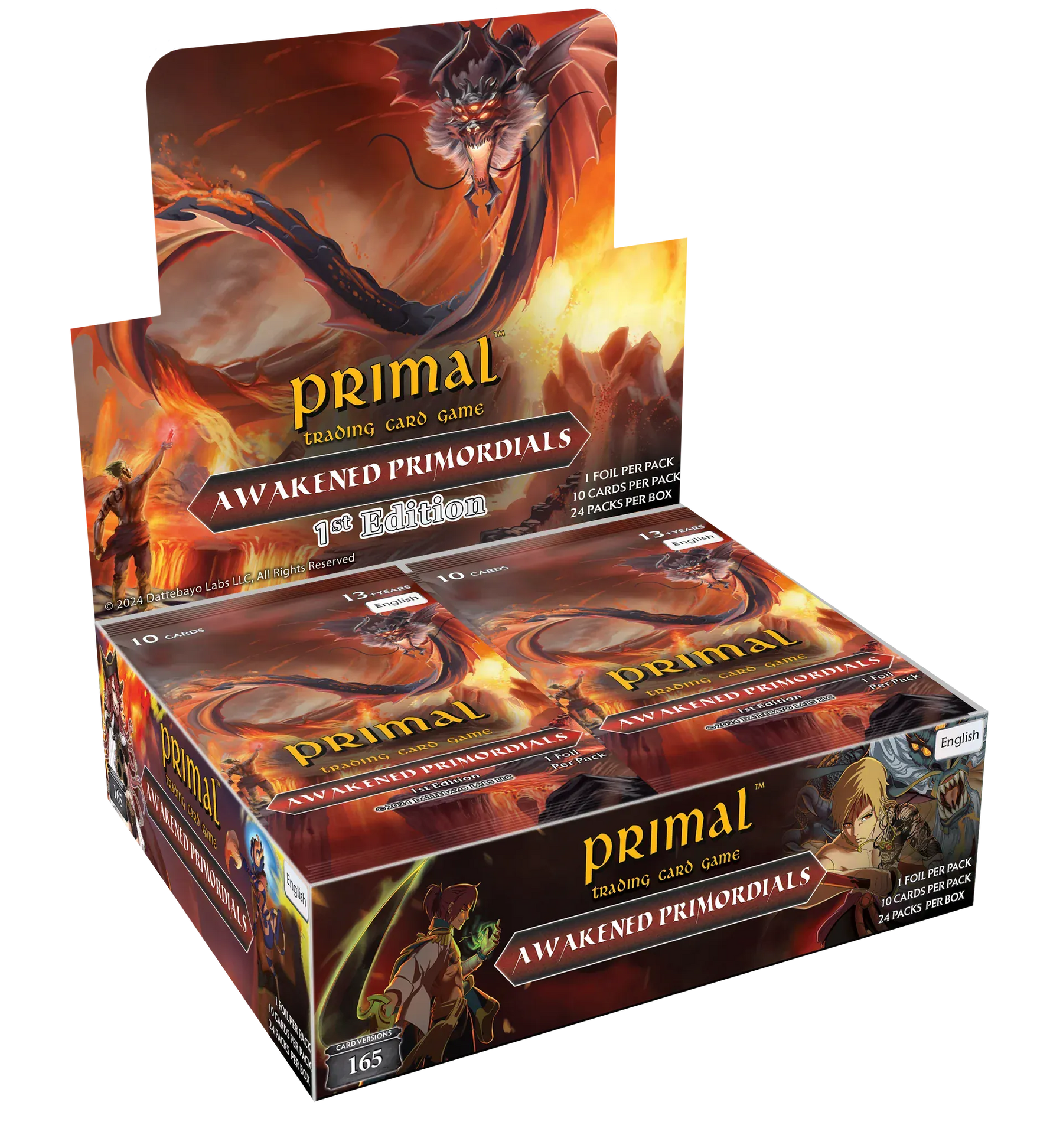 Dattebayo Labs Trading Card Games Primal TCG: Awakened Primordials (Set 1) Booster Box 860009471214 DBA100000