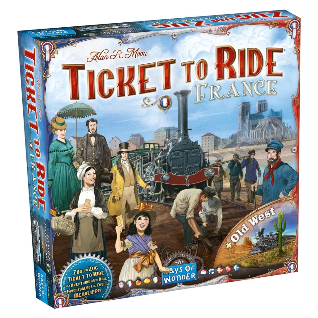 Days of Wonder Board Games > Large Box Games Ticket to Ride: France & Old West 824968721285 DO7228