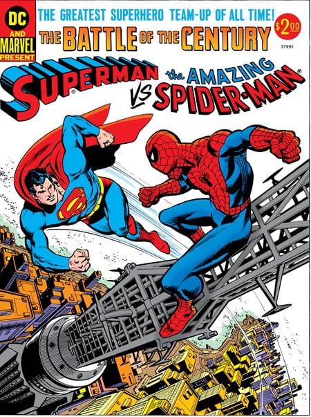 DC Comics Comic Books 50TH ANNIVERSARY TREASURY EDITION SUPERMAN VS THE AMAZING SPIDER-MAN #1 FACSIMILE EDITION CVR A CARMINE INFANTINO ROSS ANDRU 76194139627900111 1125DC0200