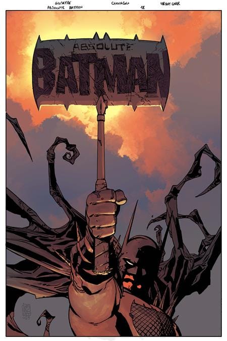 DC Comics Comic Books ABSOLUTE BATMAN #18 CVR D GIUSEPPE CAMUNCOLI CARD STOCK VAR 76194138584601841 0126DC0062