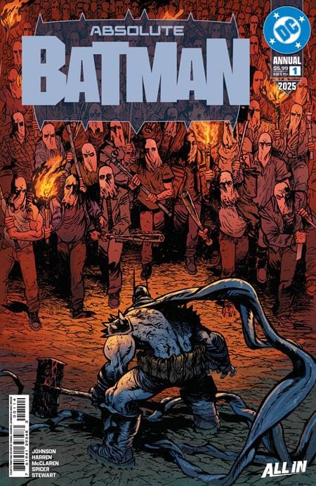 DC Comics Comic Books ABSOLUTE BATMAN 2025 ANNUAL #1 (ONE SHOT) Fourth Printing Cvr A Daniel Warren Johnson (Release Date: 09/02/2026) 76194139348300114 0626DC8537