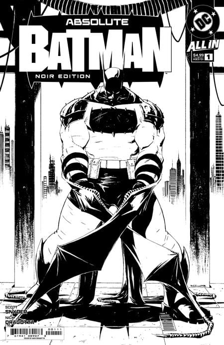 DC Comics Comic Books ABSOLUTE BATMAN NOIR EDITION #1 (ONE SHOT) CVR A NICK DRAGOTTA 76194138907300111 0924DC826