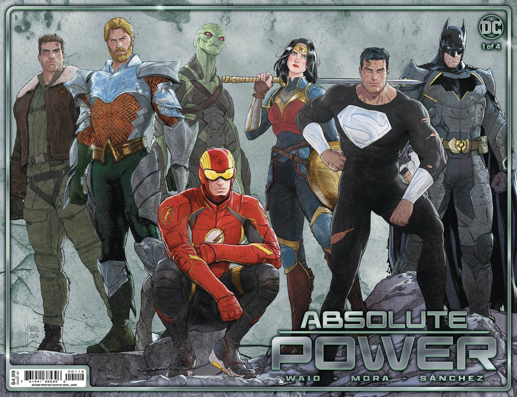 ABSOLUTE POWER #1 2ND PTG JANIN WRAPAROUND